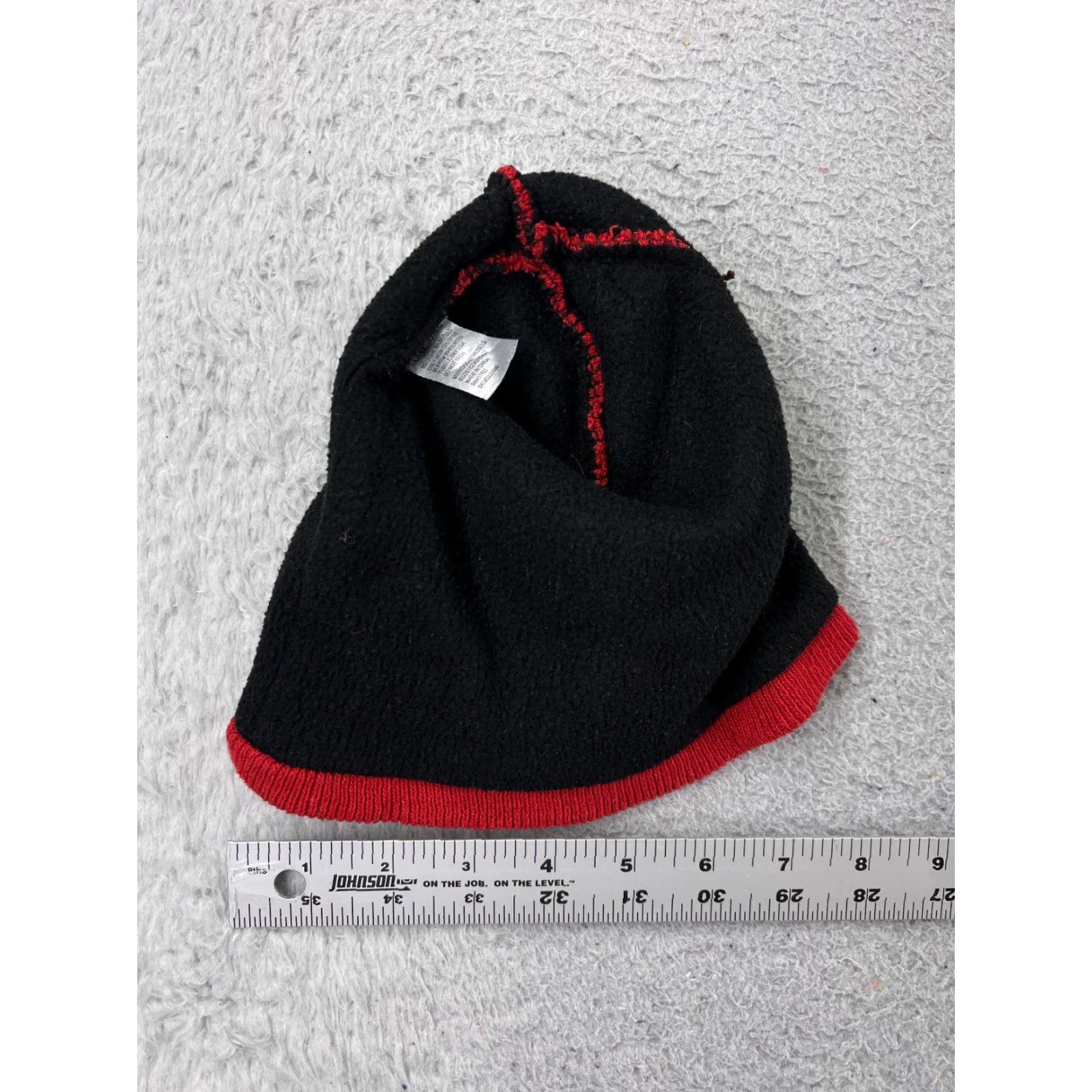 Vintage Midwood Brands Beanie Adult One Size Red Knit Poly Blend Lined Snow Ski Size ONE SIZE - 4 Thumbnail