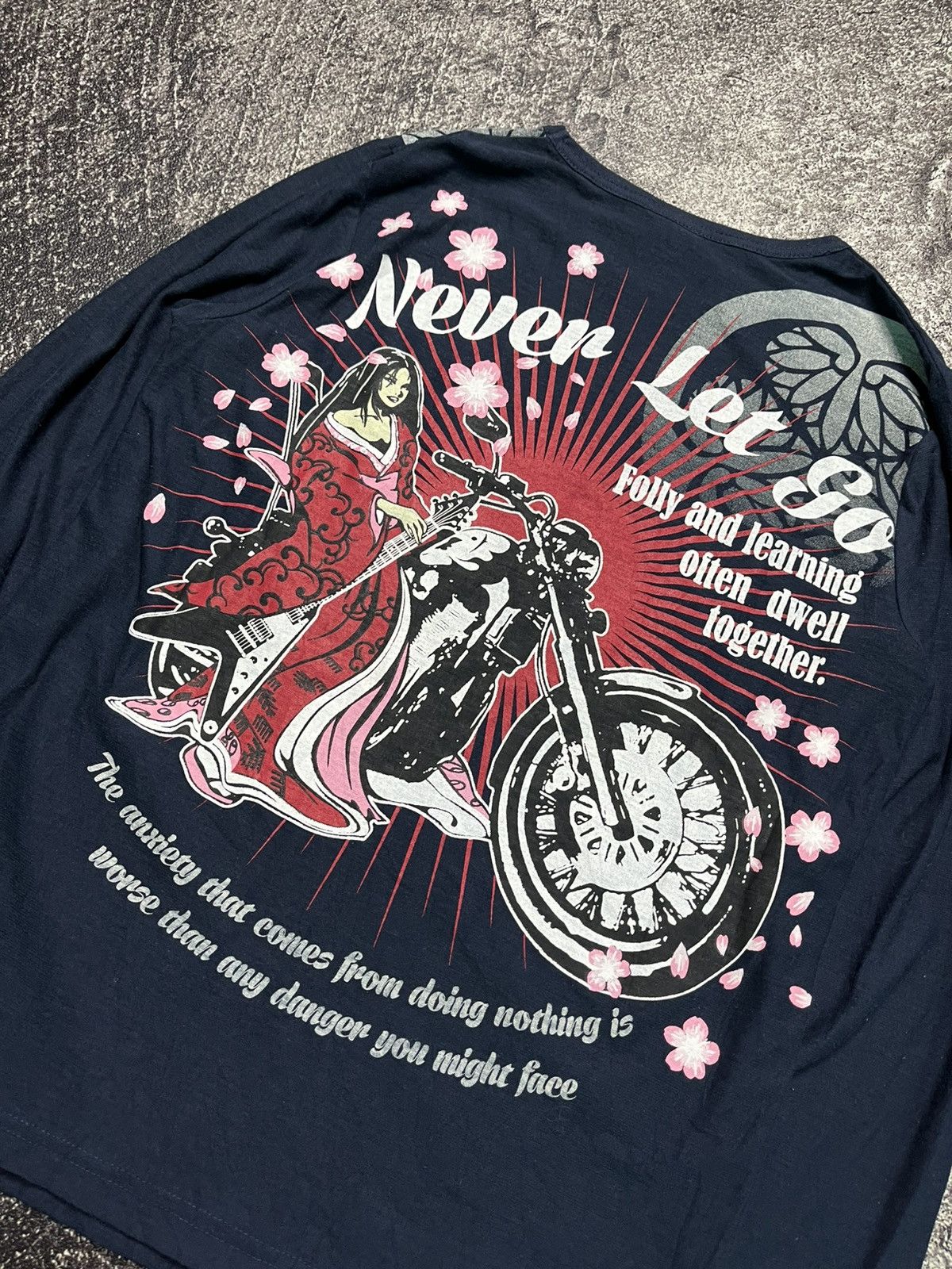 Japanese Brand Vintage Never Let Go Y2K longsleeve Size US M / EU 48-50 / 2 - 2 Thumbnail