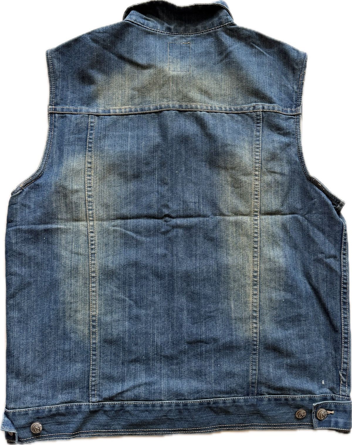 Southpole Vintage Southpole Biker Denim Jacket Size US XXL / EU 58 / 5 - 4 Thumbnail