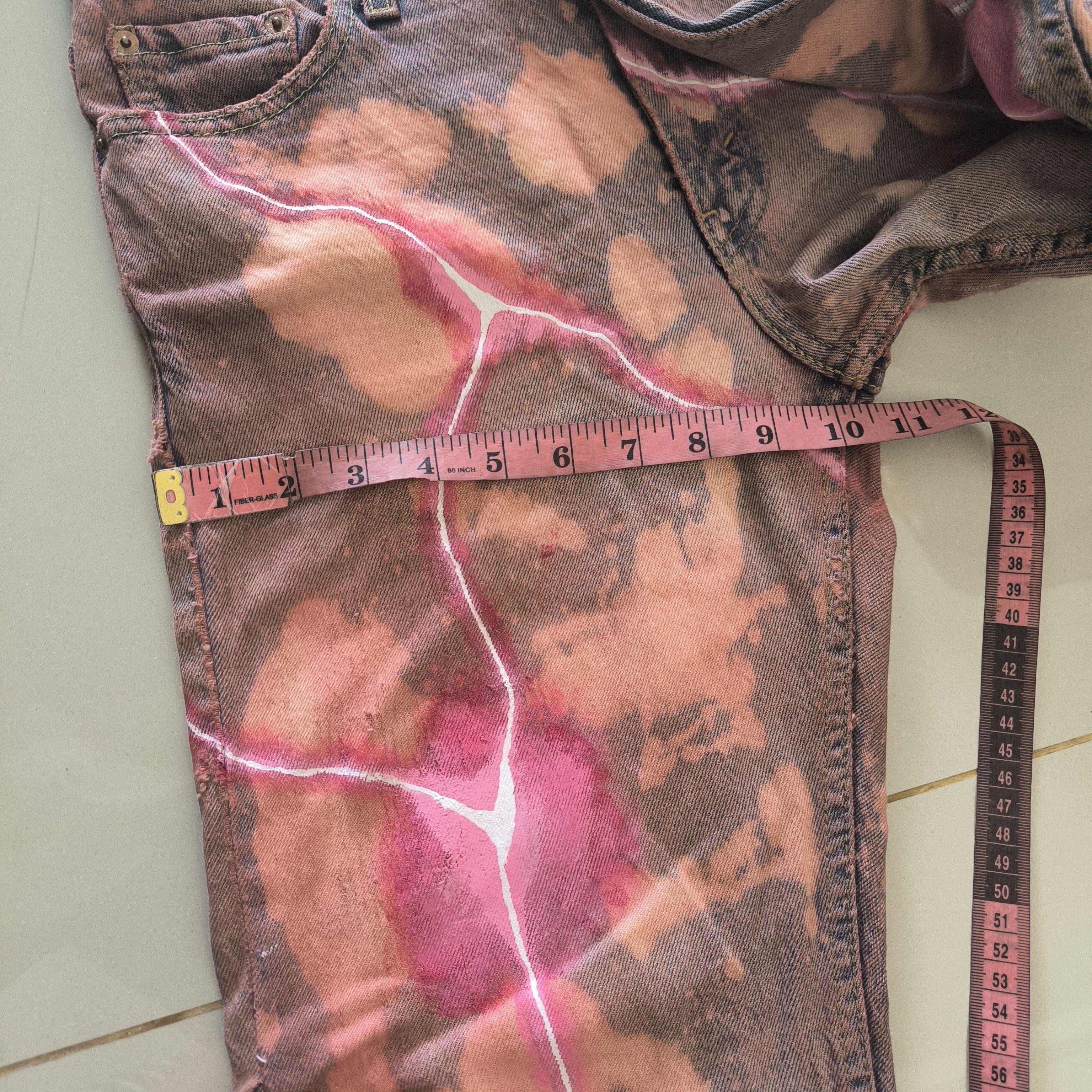 If Six Was Nine × Levi's Custom vintage levis flared red lighting jeans Size US 31 - 10 Thumbnail