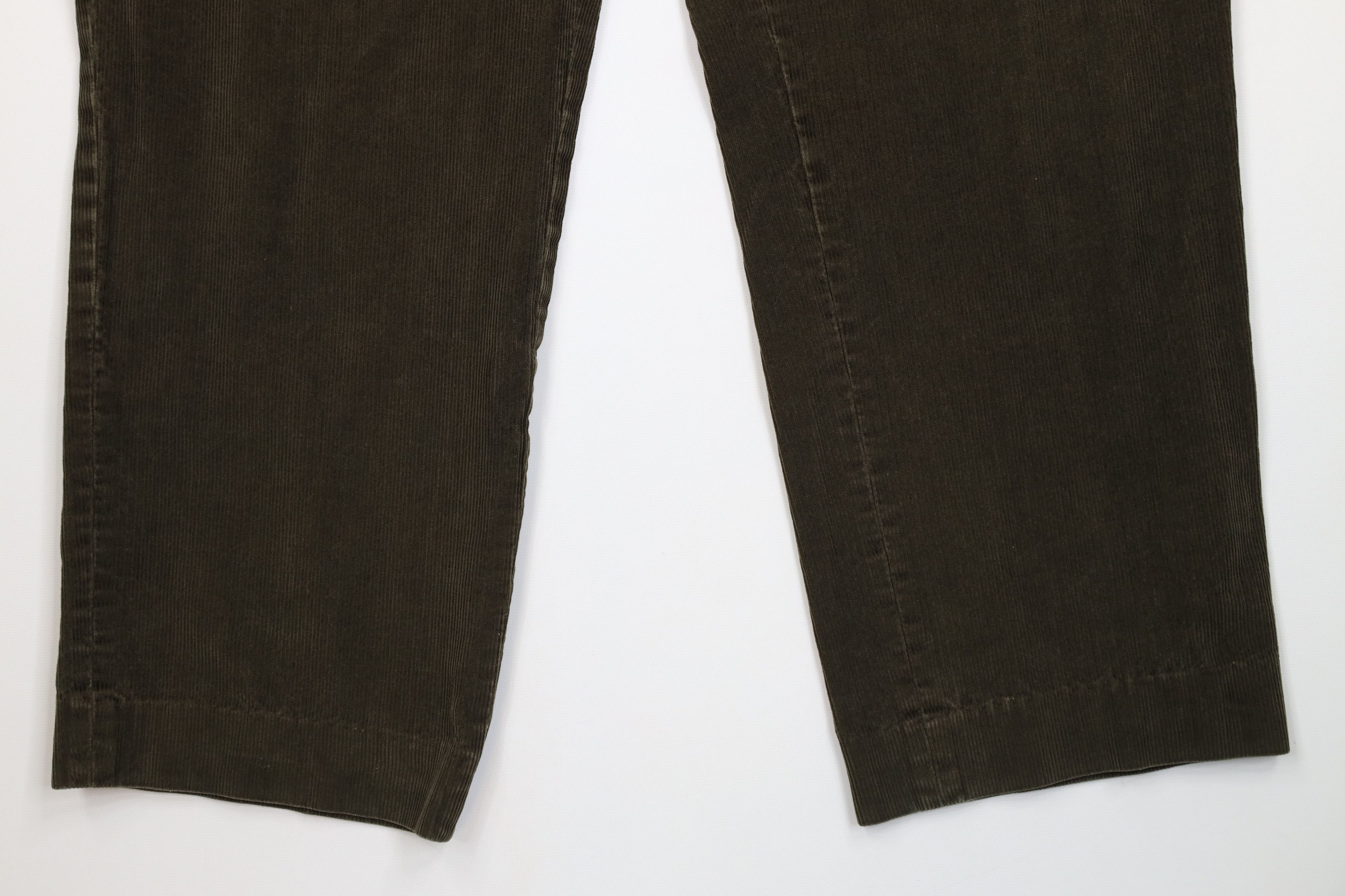 Ralph Lauren Vintage 90s Ralph Lauren Wide Leg Corduroy Chino Pants Green Size US 40 / EU 56 - 4 Thumbnail