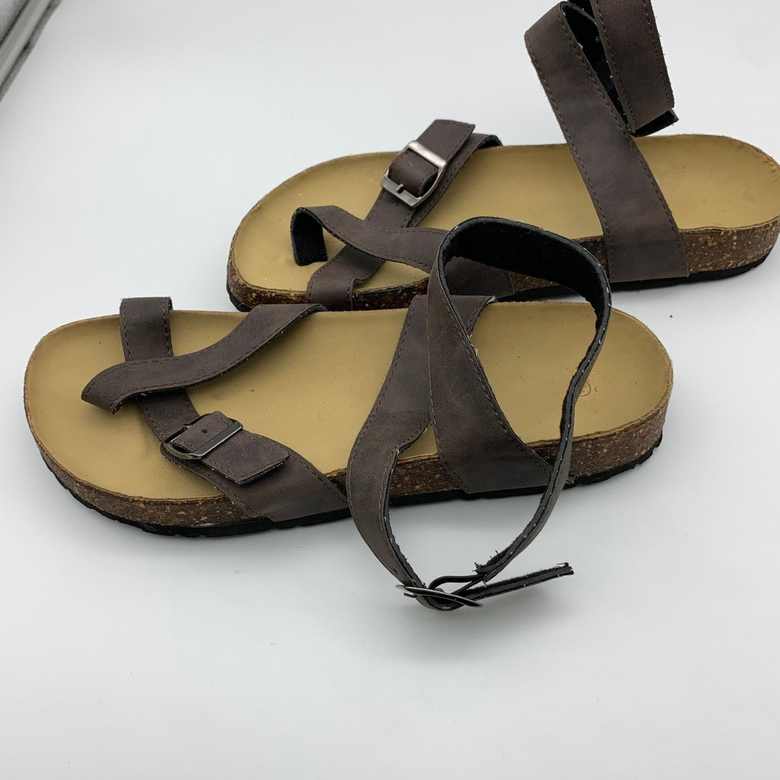 Other Faux Leather Sandal Women Size 40 Summer Shoes Size US 9.5 / IT 39.5 - 6 Thumbnail