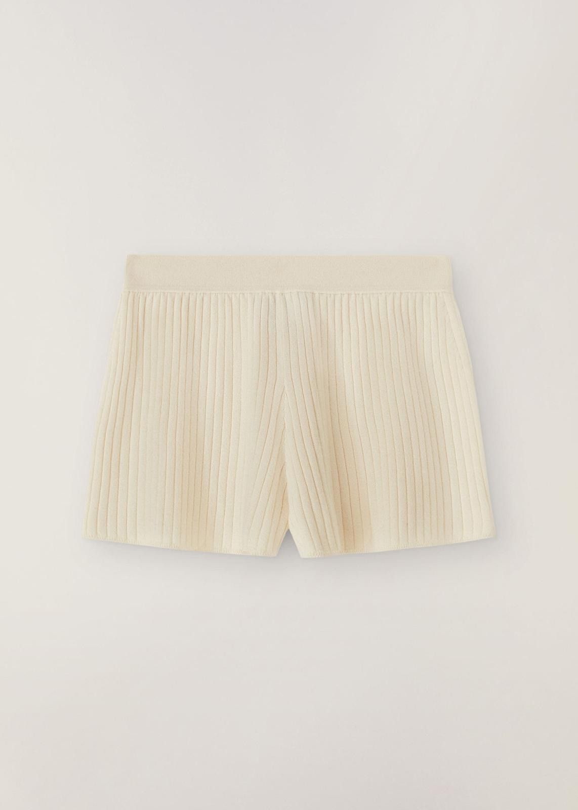Loro Piana o1srvl11e1024 Cocooning Culotte Short in Off White Size 27" / US 4 / IT 40 - 2 Thumbnail