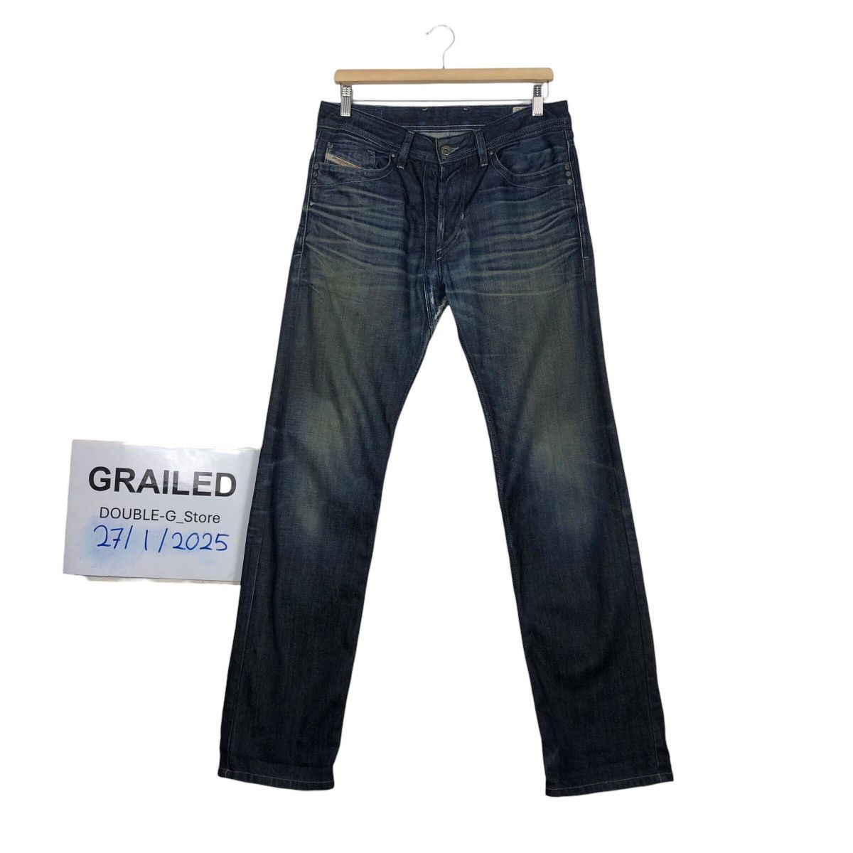 📌Vintage Denim Jeans Diesel Bondage Parachute Design