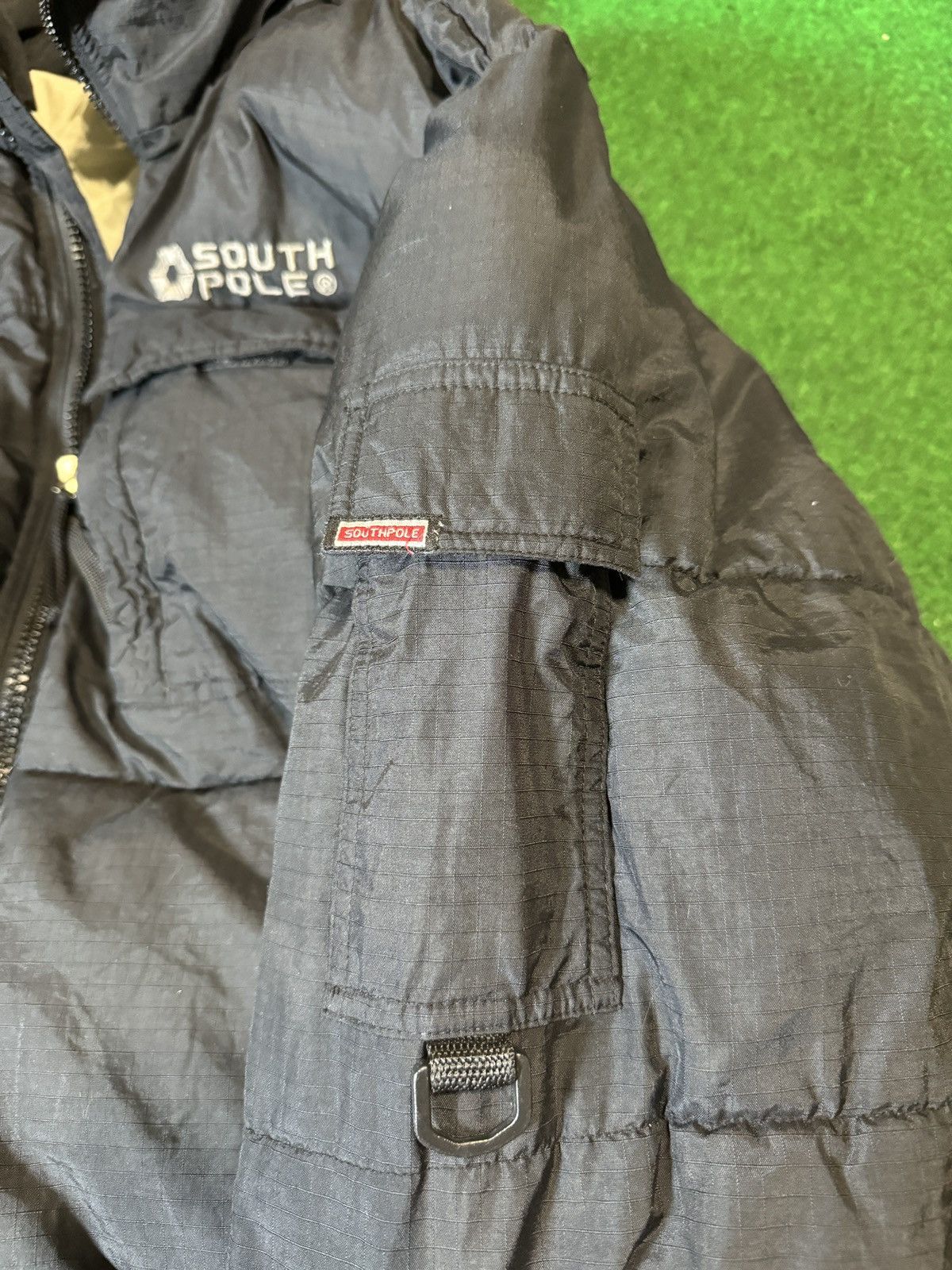 Southpole × Vintage Vintage Y2K Southpole Puffer Full Zip Black Winter Jacket Size US XL / EU 56 / 4 - 3 Thumbnail