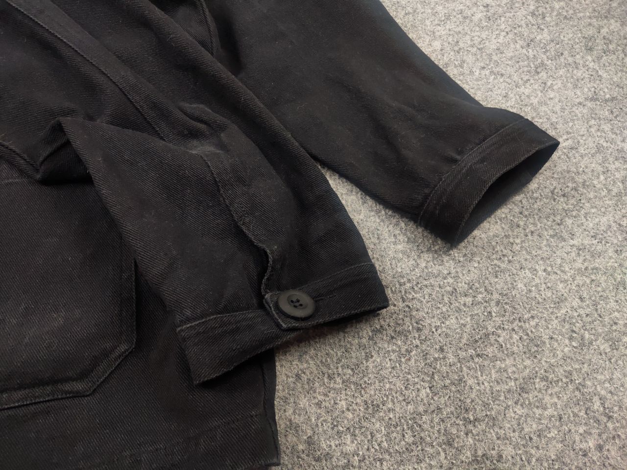 Vintage Vintage French Chore Moleskin Wolf Clothing Worker Jacket Size US XL / EU 56 / 4 - 11 Thumbnail
