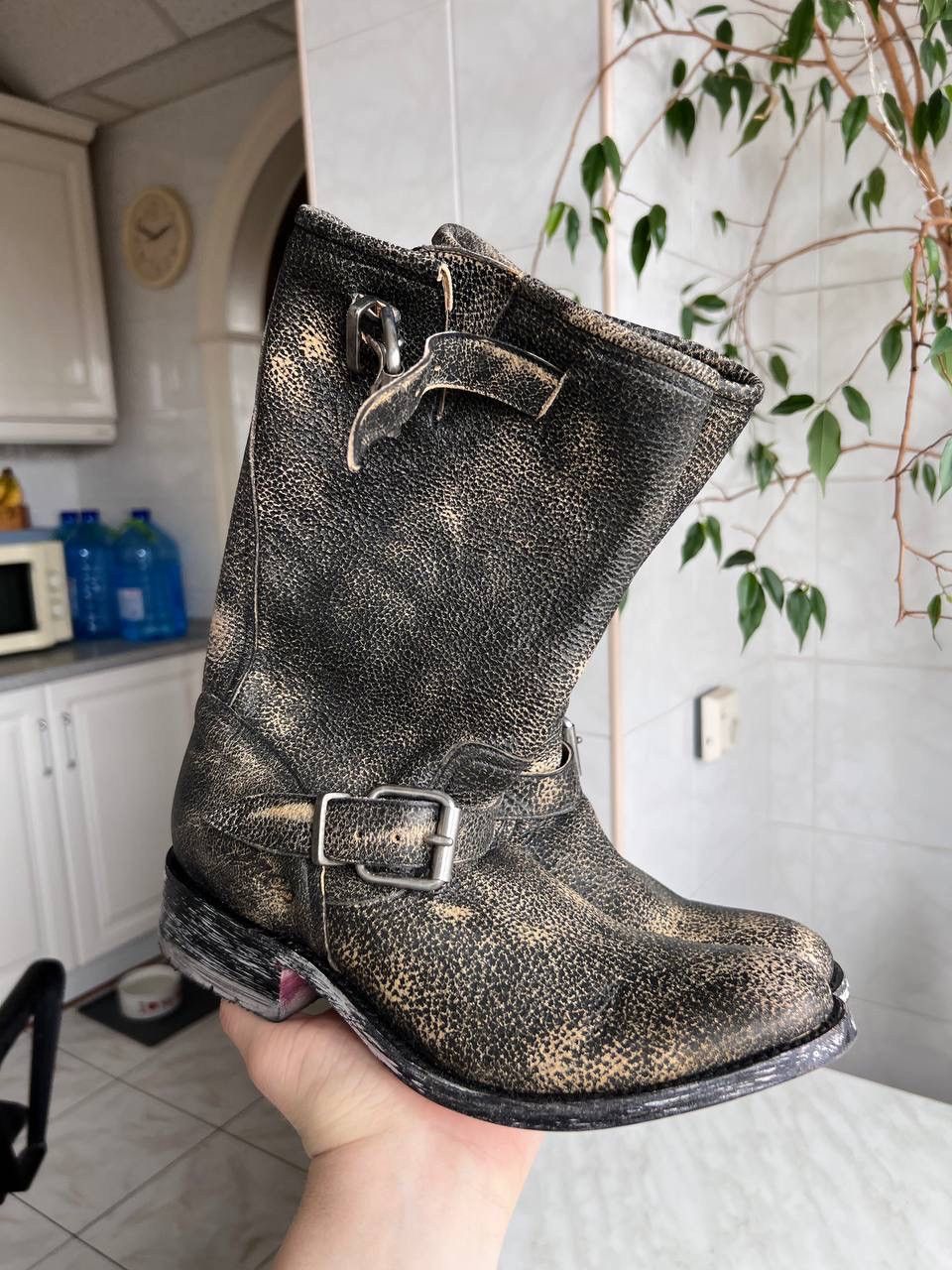 Other Marlboro Leather Ankle Boots Western cowboy mexico grunge Size US 6 / EU 39 - 12 Thumbnail