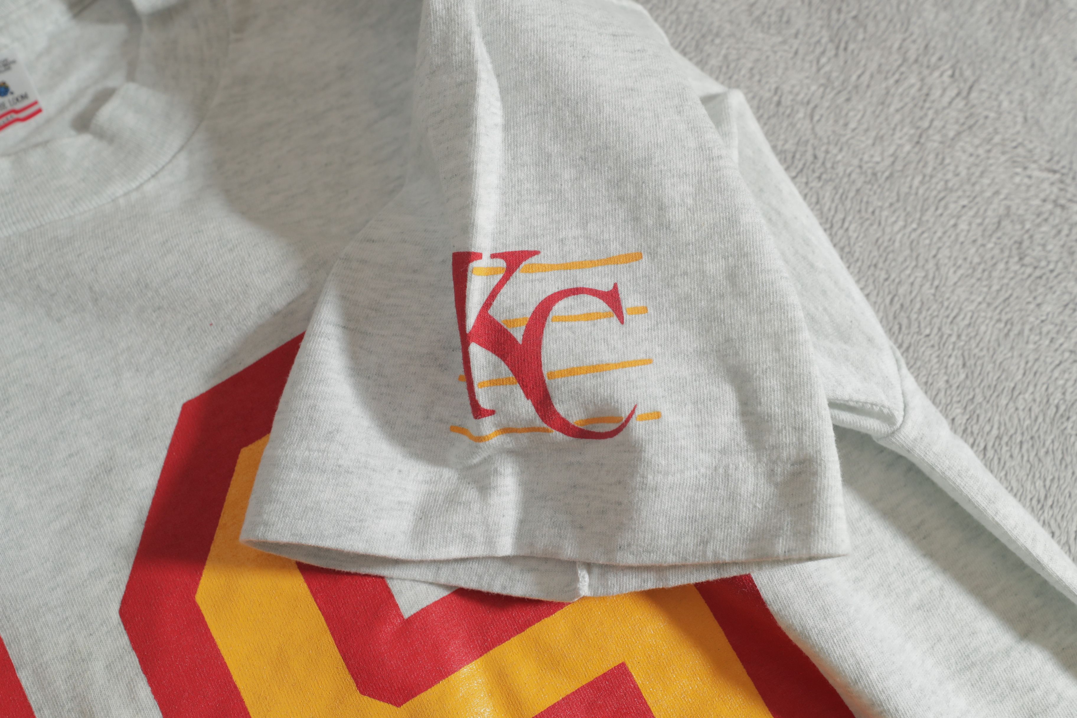 Fruit Of The Loom × Vintage Vintage Joe Montana Kansas City Chiefs Tee (L) Size US L / EU 52-54 / 3 - 6 Thumbnail