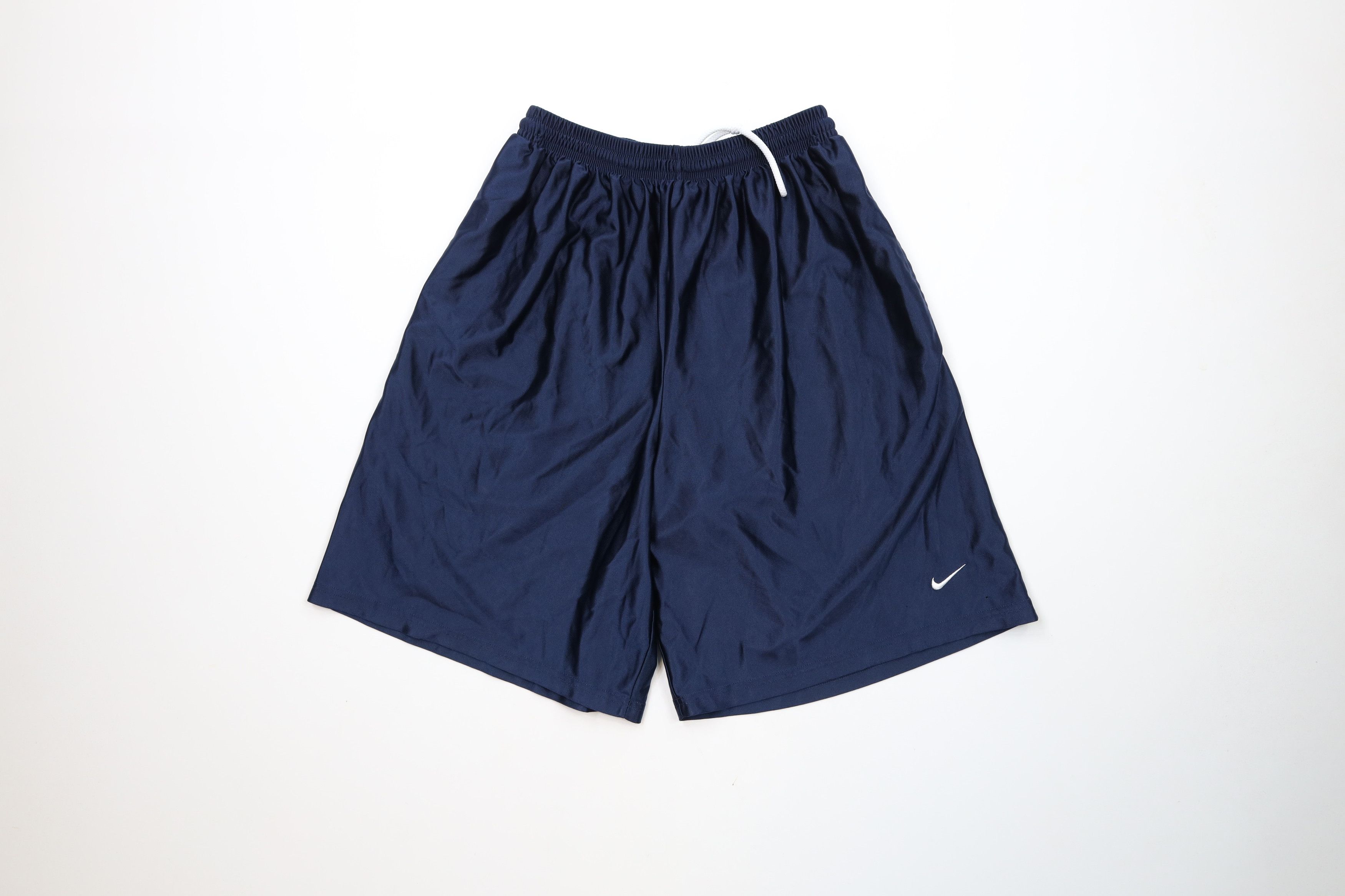 Nike × Vintage Vintage 90s Y2K Nike Travis Scott Mini Swoosh Shorts Size US 34 / EU 50 - 1 Thumbnail