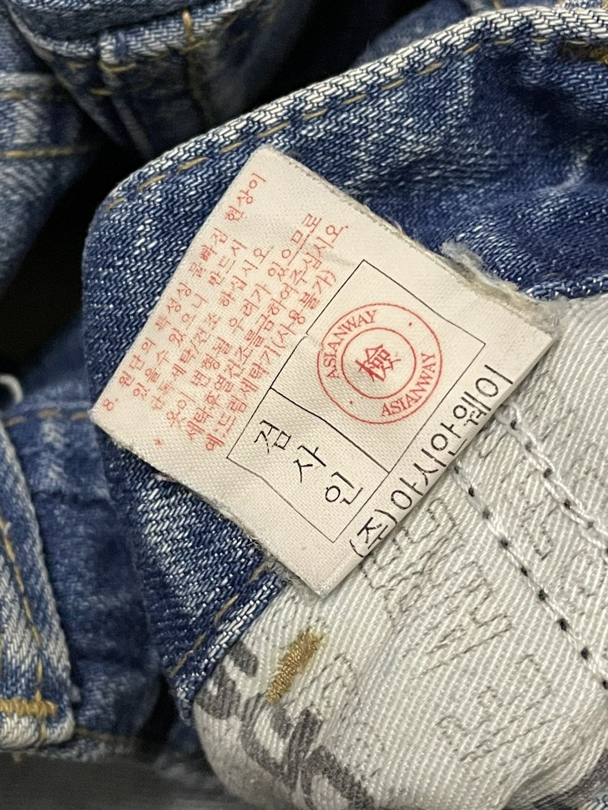 Japanese Brand VINTAGE JAPAN DESIGNER CRAFTED PREMIUM SPLASH OG DENIM Size US 32 / EU 48 - 19 Thumbnail