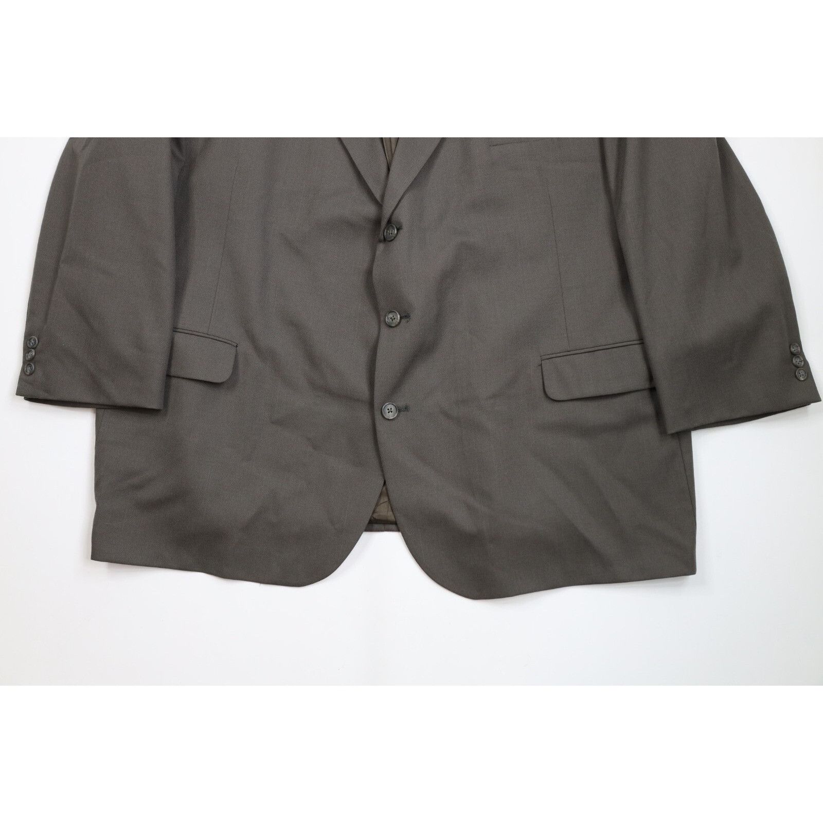 Vintage Vintage 70s Streetwear Worsted Wool Wedding Suit 56L Size 54L - 4 Thumbnail