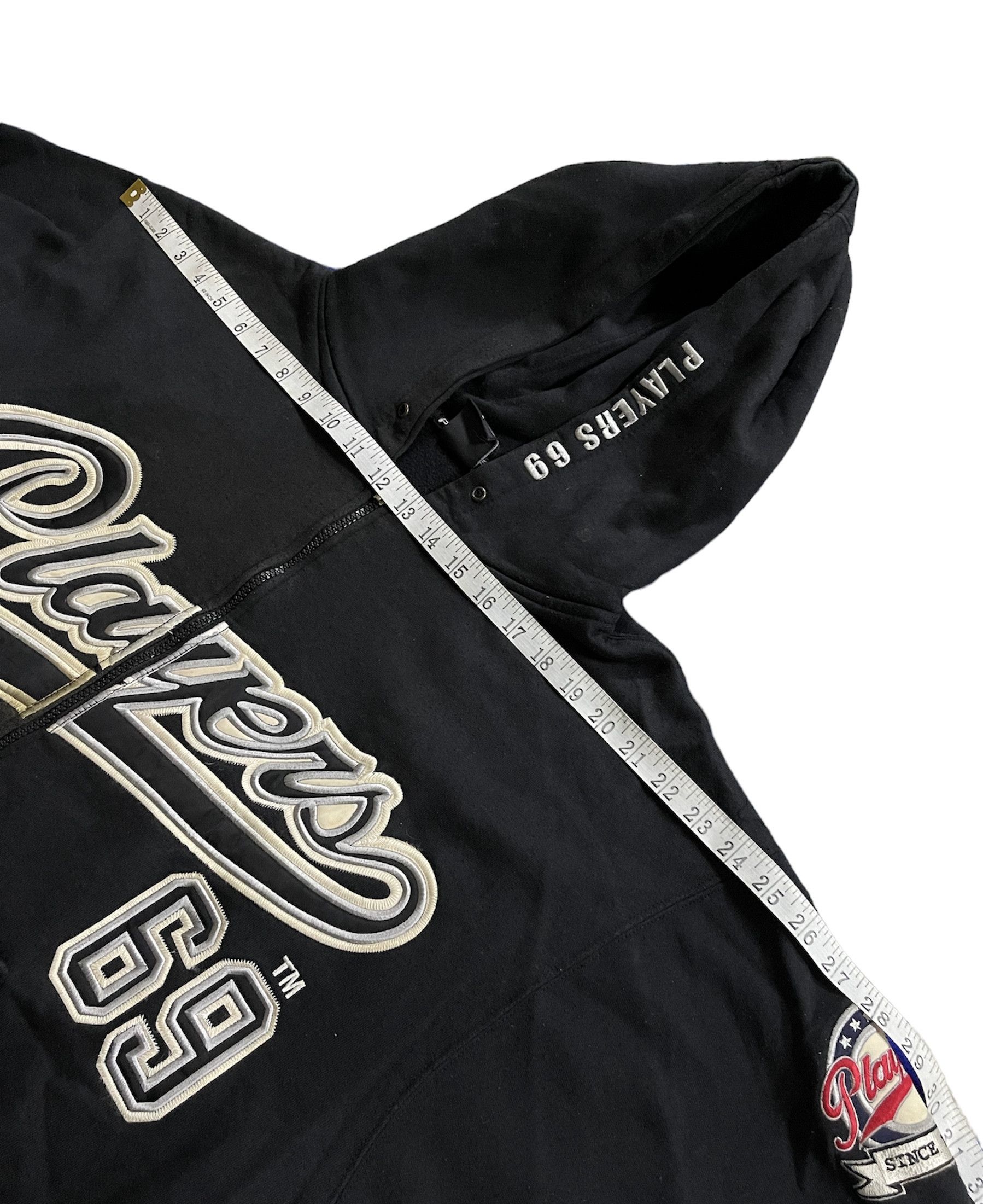 Japanese Brand Vintage Player 69 Embroidery Big Logo Hoodie Size US L / EU 52-54 / 3 - 19 Thumbnail