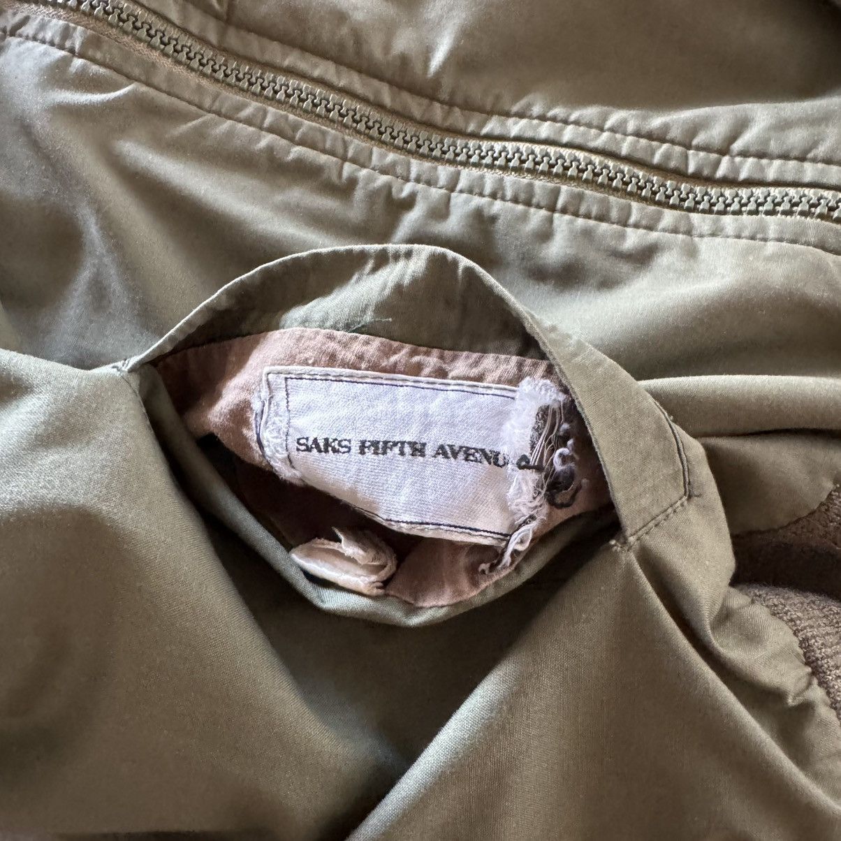 Saks Fifth Avenue Vintage Flight Jacket Size US M / EU 48-50 / 2 - 3 Thumbnail
