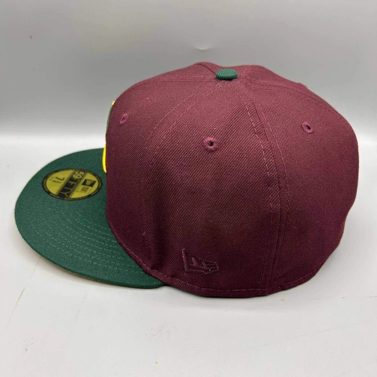 New Era Seattle Mariners Hat Men 7 3/8 Red Green MLB Fitted Cap New Size ONE SIZE - 5 Thumbnail