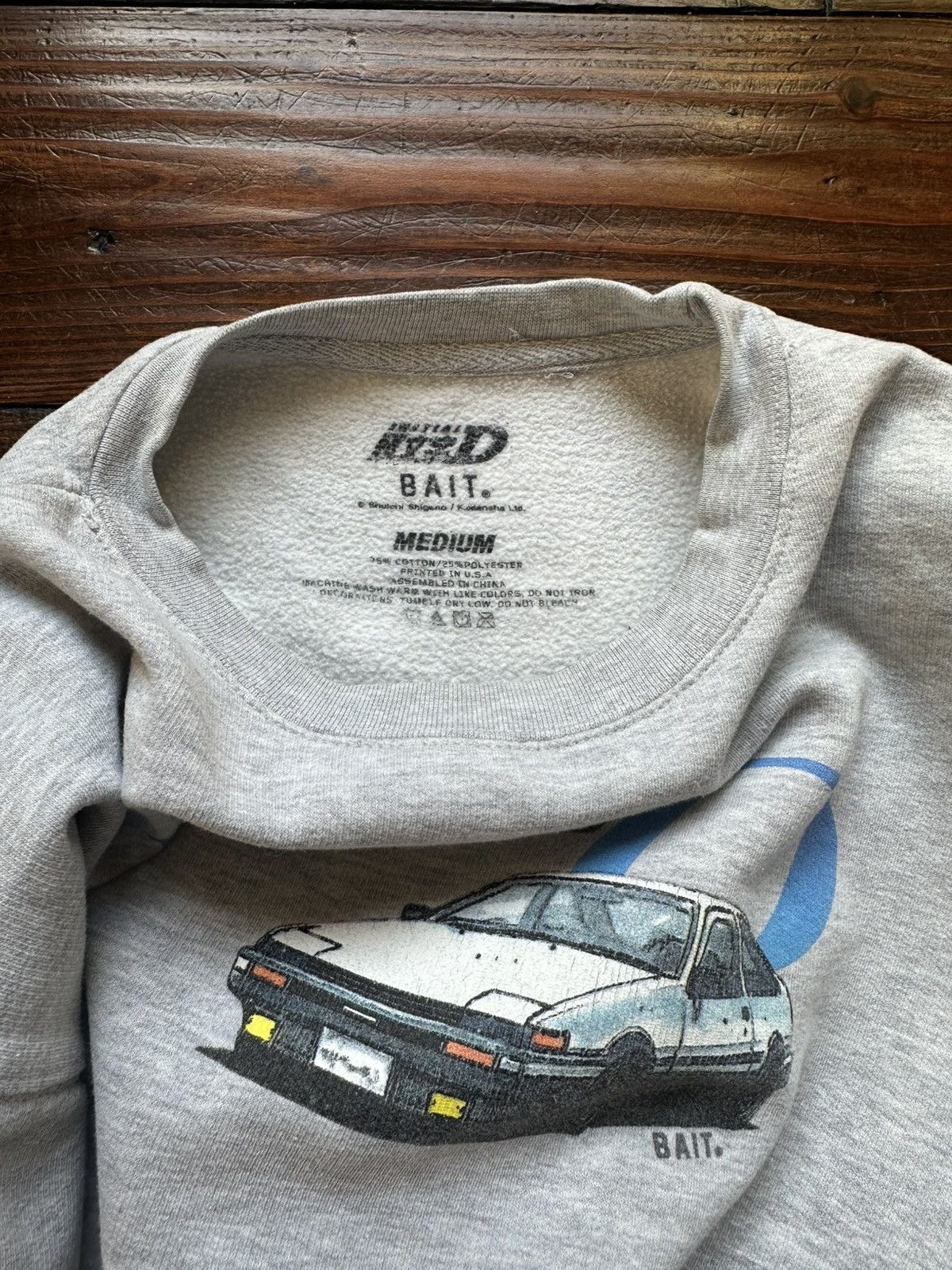 Bait Initial D x Bait Sweatshirt Size US M / EU 48-50 / 2 - 3 Thumbnail
