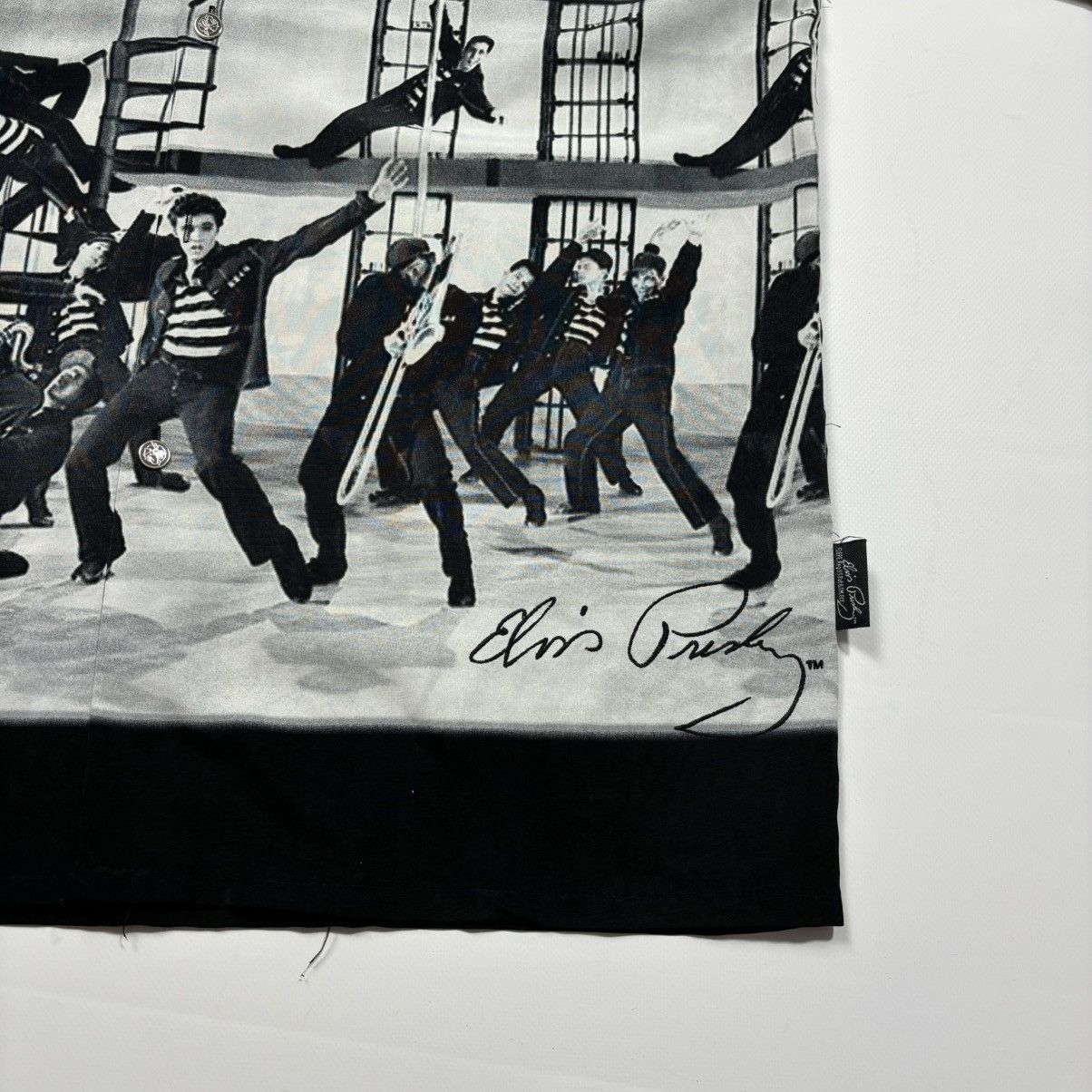 Vintage Elvis Presley vintage rare shirt crazy Size US XXL / EU 58 / 5 - 2 Thumbnail