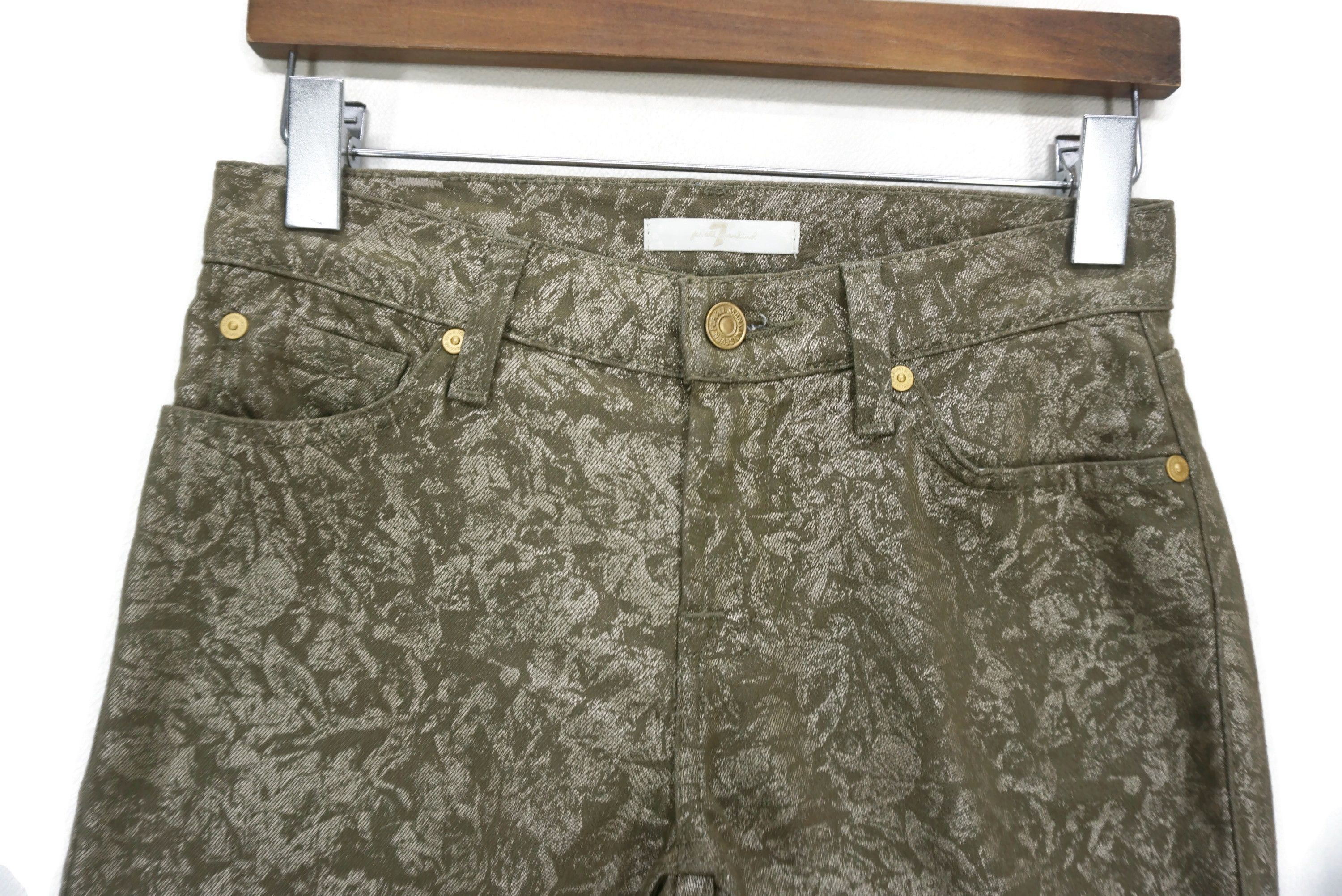 7 For All Mankind 7FAM Jeans Size 24 fit W27xL30 Low Rise Skinny Denim Size 24" / US 00 / IT 34 - 3 Thumbnail