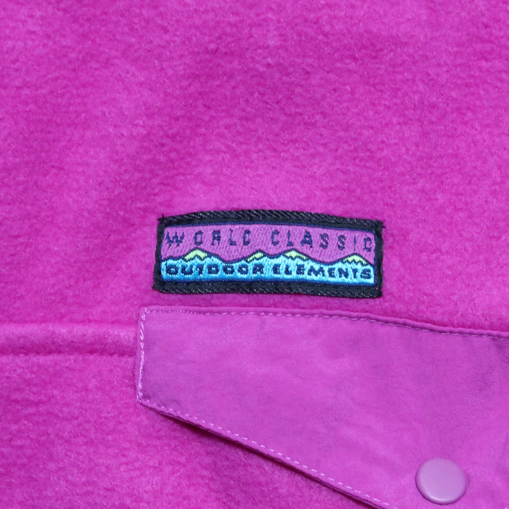 Gap VINTAGE Deadstock GAP Arctic Light Fleece Pullover Shirt Men L Pink 90s Size US L / EU 52-54 / 3 - 4 Thumbnail