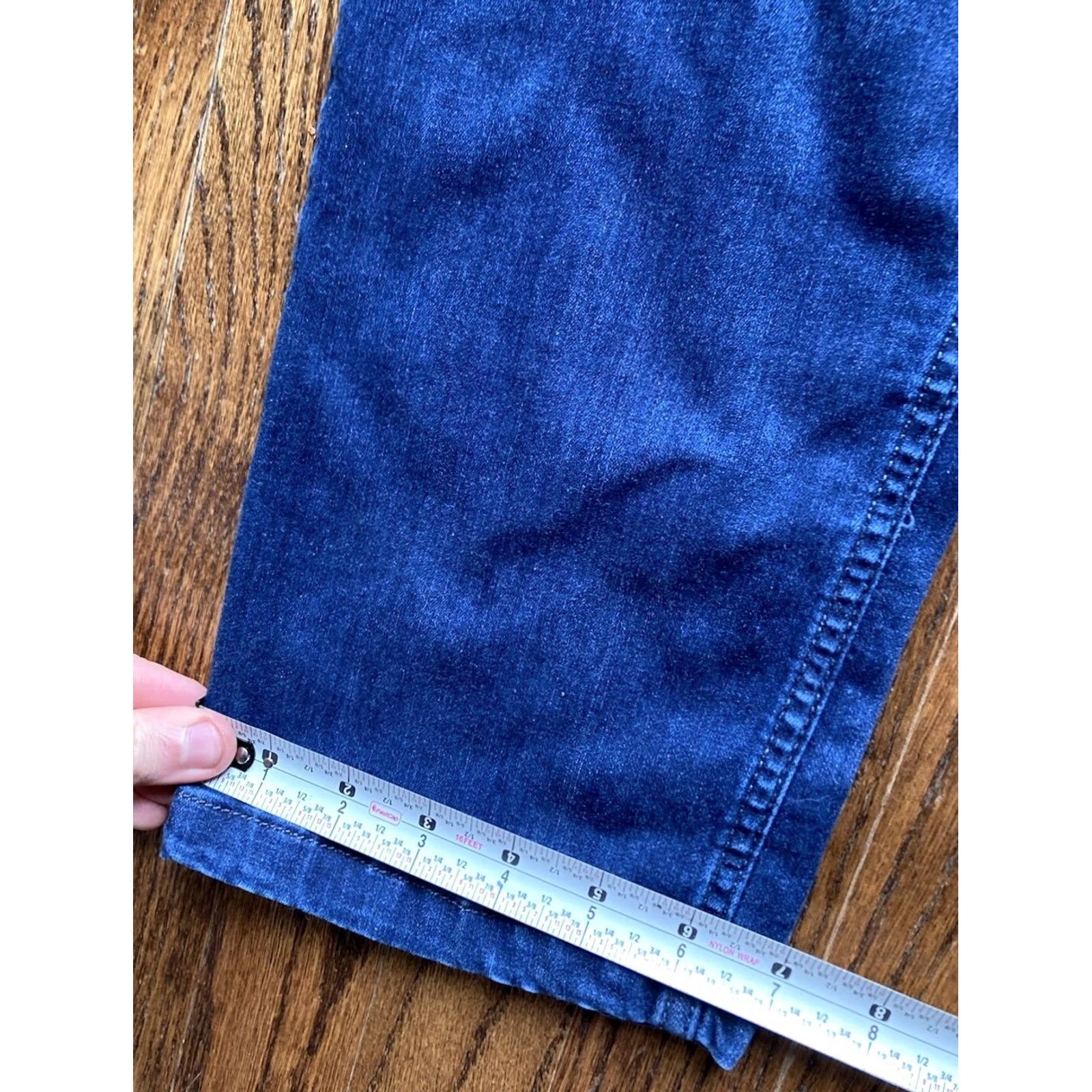 Vintage Mugsy Jeans Jeans Mens 35x29 Straight Denim Medium Blue Stretch 5-Pocket City Preppy Regular Mens Size US 38 / EU 54 - 3 Thumbnail