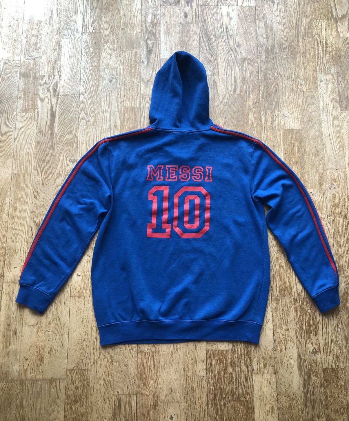 Vintage VINTAGE LIONEL MESSI ADIDAS SOCCER FOOTBALL HOODIE Size US L / EU 52-54 / 3 - 1 Thumbnail