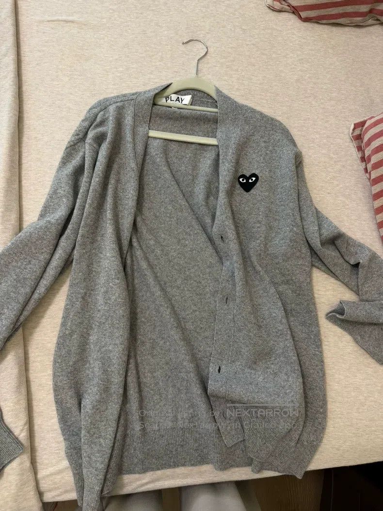 Other Comme Des Garcons Grey wool cardigan, XL size Size XL / US 12-14 / IT 48-50 - 4 Thumbnail
