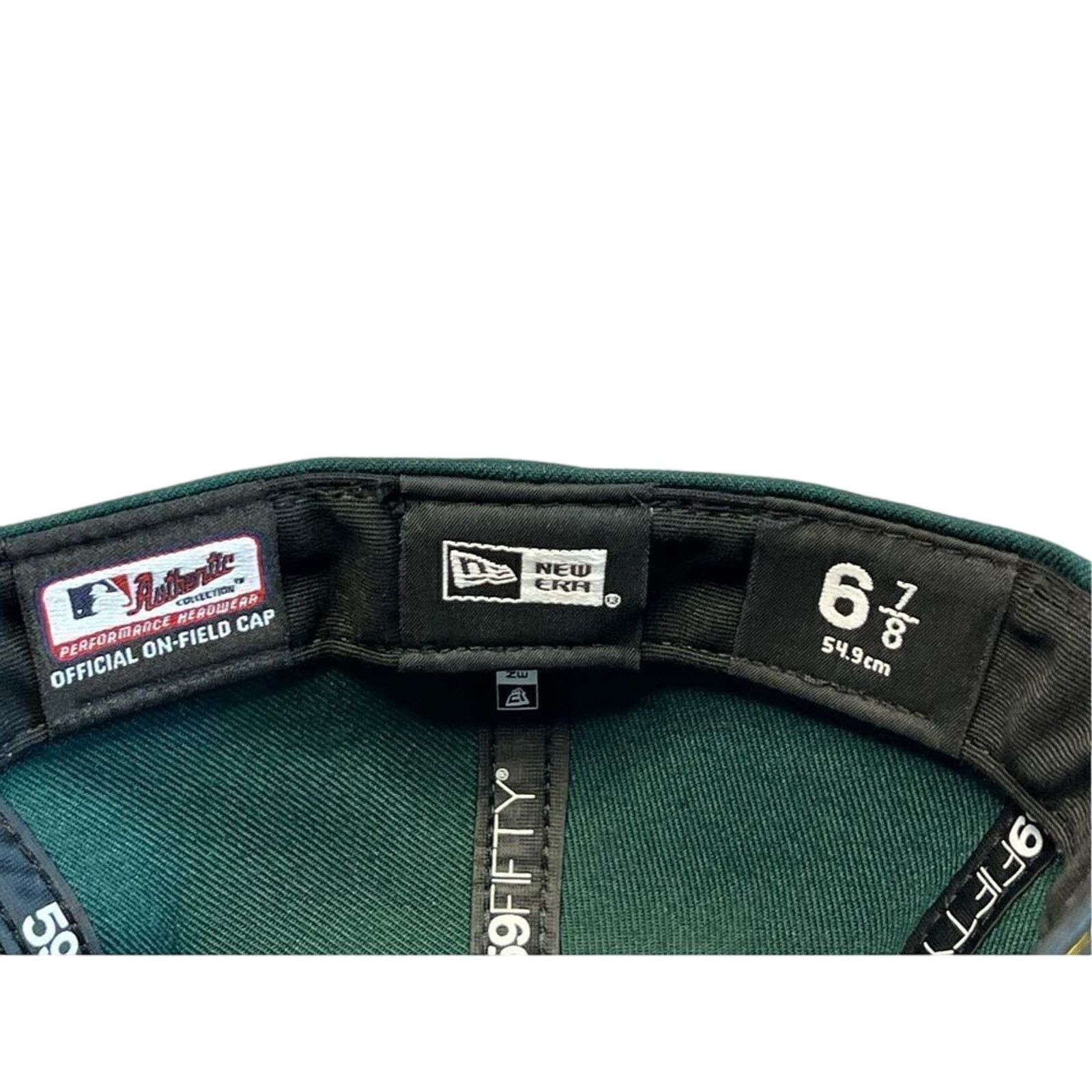 New Era New Era Oakland A's Official On Field Baseball Cap Hat 6 7/8 Size ONE SIZE - 5 Thumbnail