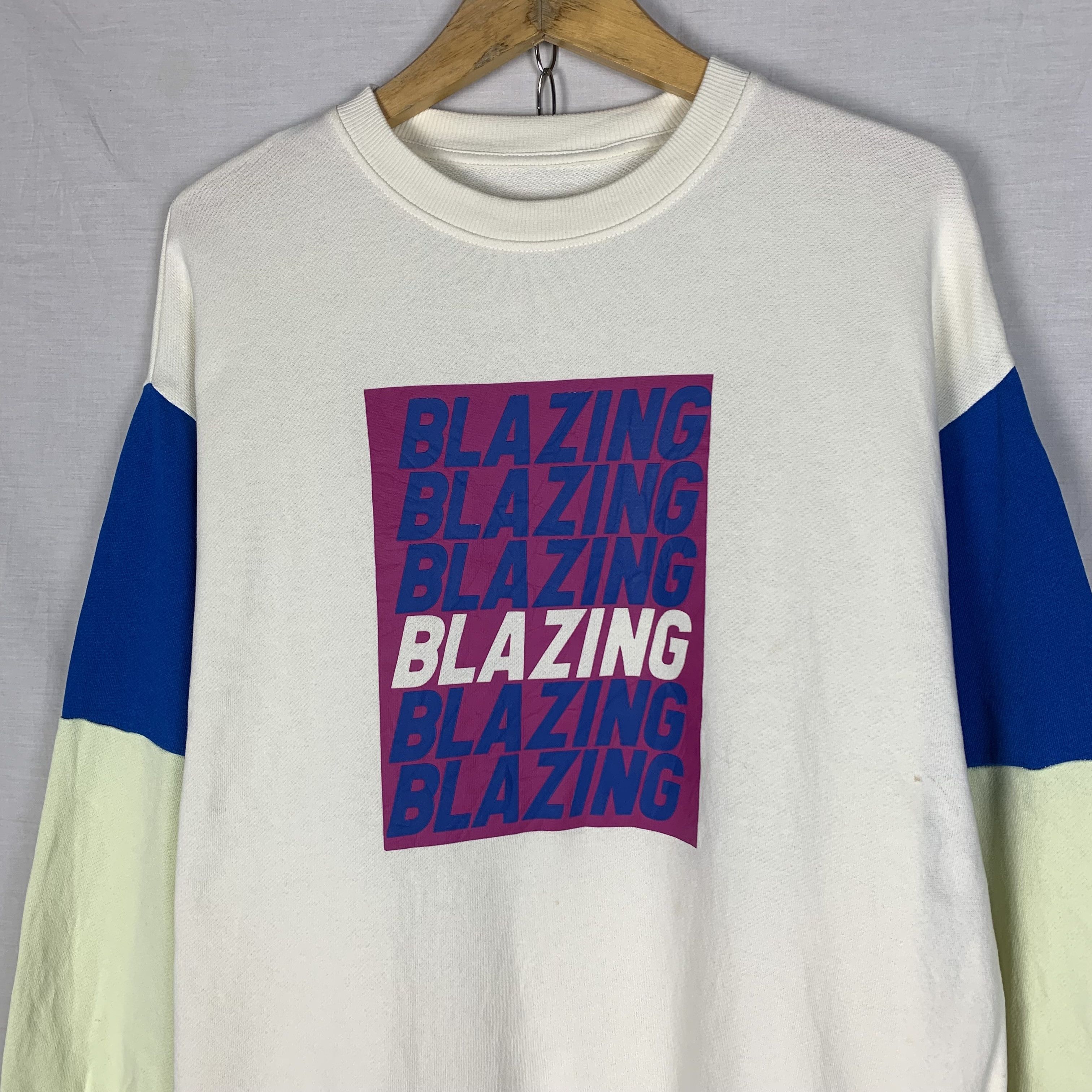 GU GU Blazing Sweatshirt Crewneck Multicolor Size US L / EU 52-54 / 3 - 2 Thumbnail