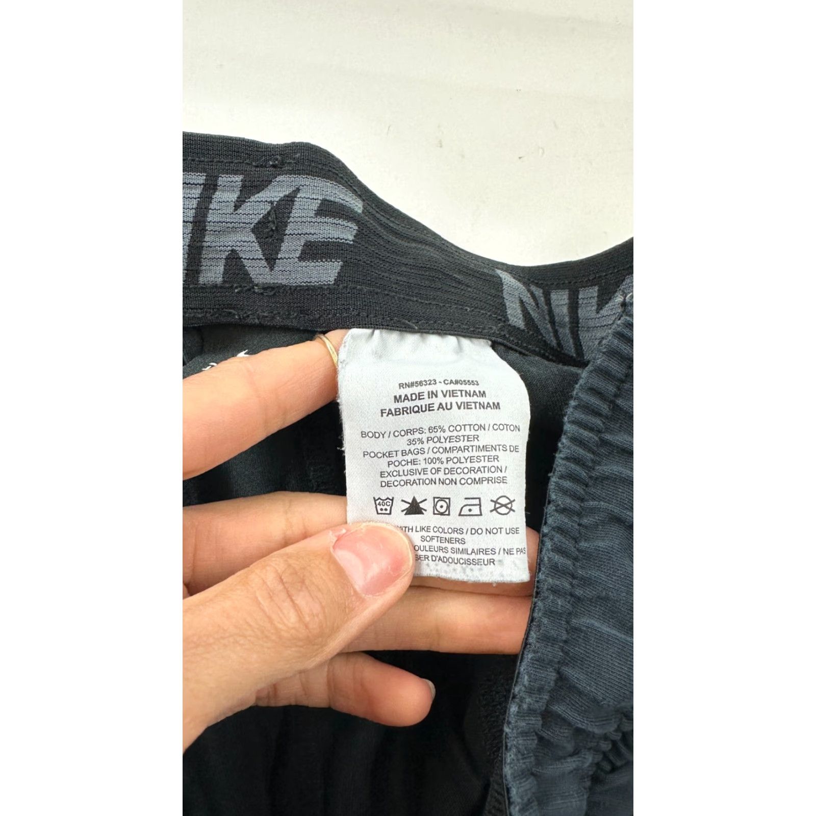 Nike Nike Dri-Fit Shorts Men's Black Cotton Athletic Activewear S 8.5" Inseam Elastic Waist Running Size US 29 - 5 Thumbnail