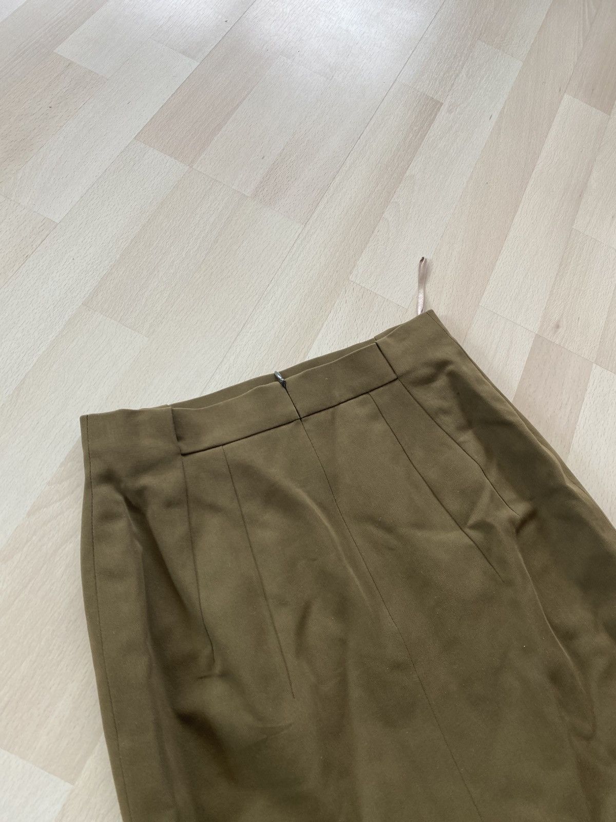 Jil Sander Vintage 90s Jil Sander Midi Skirt Size 26" / US 2 / IT 38 - 2 Thumbnail