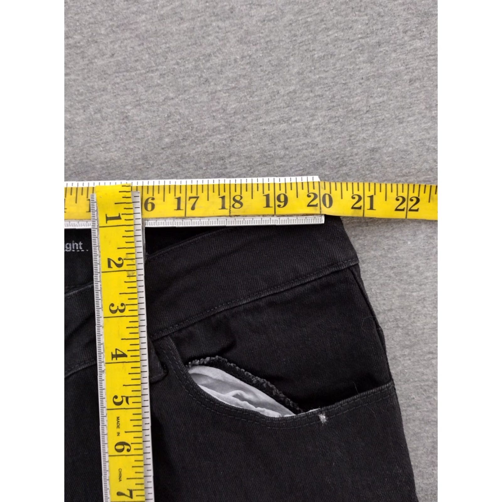 Vintage Sonoma Black Jeans Shorts Bermuda High Rise 22 Plus Women's" Size 27" / US 4 / IT 40 - 4 Thumbnail