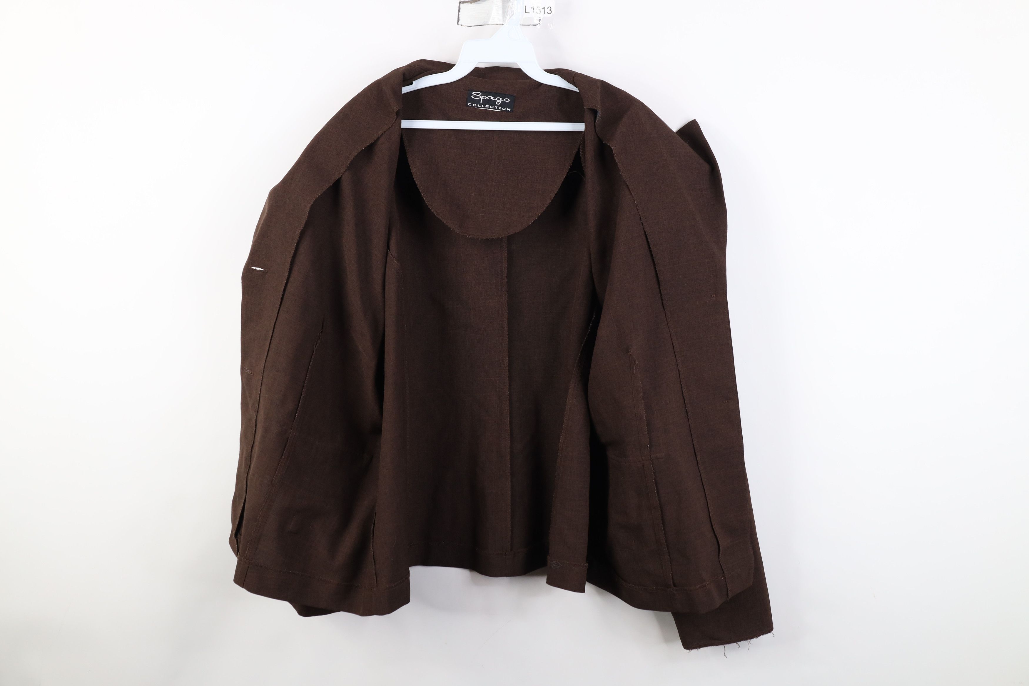 Vintage Vintage 70s 80s Streetwear Pocket Blazer Suit Jacket Brown Size XL / US 12-14 / IT 48-50 - 10 Thumbnail