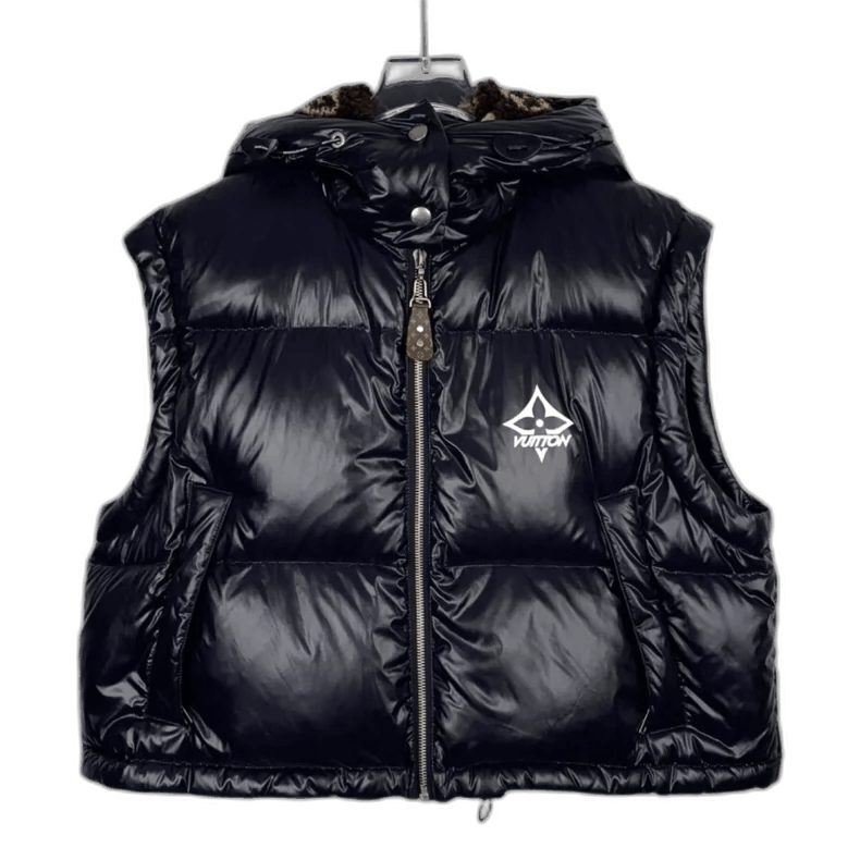 Louis Vuitton Louis Vuitton Black Hooded Puffer Vest Size XS / US 0-2 / IT 36-38 - 1 Thumbnail