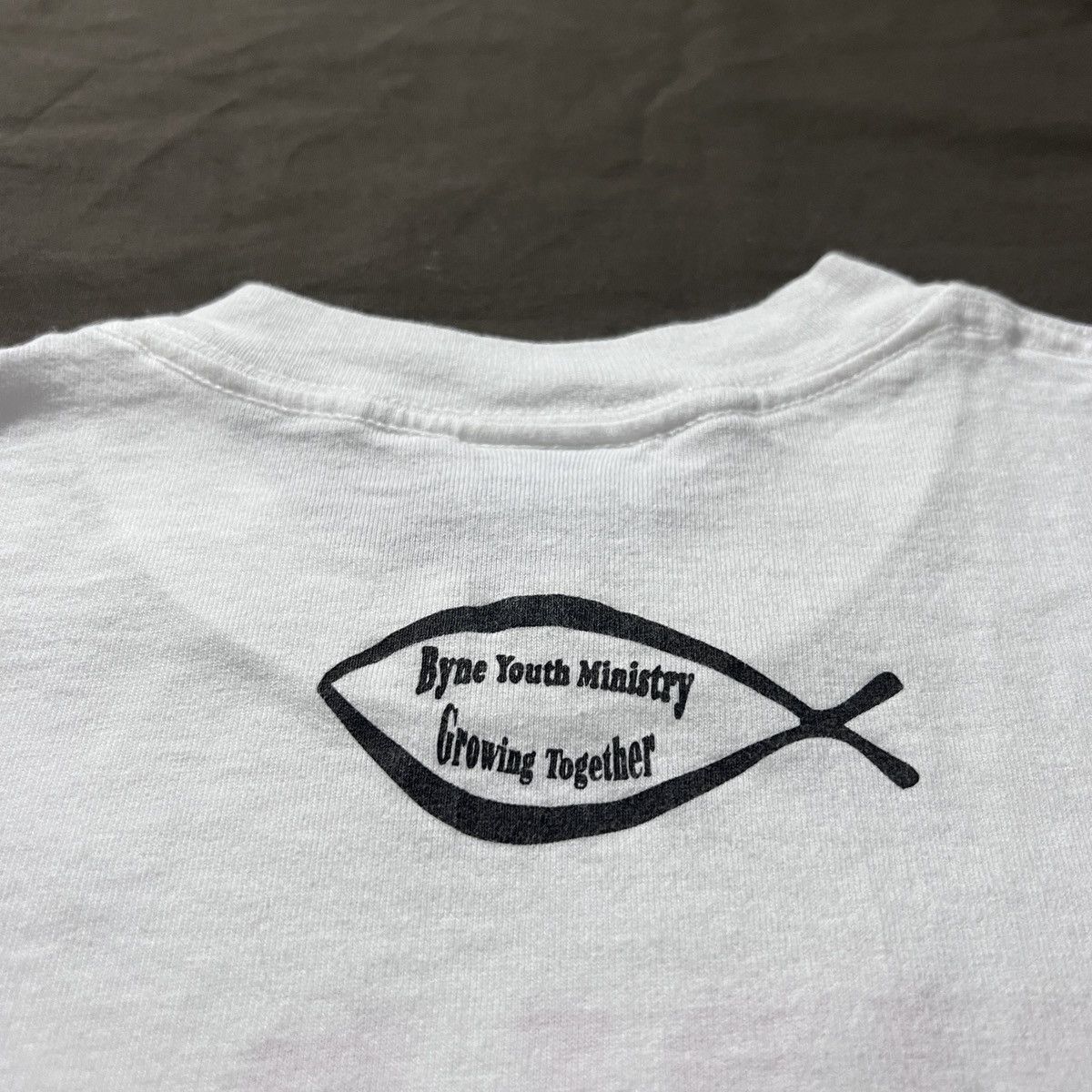 Vintage Vintage 90s No compromise Christ God Jesus Bible Holy Tee XL Size US XL / EU 56 / 4 - 5 Thumbnail