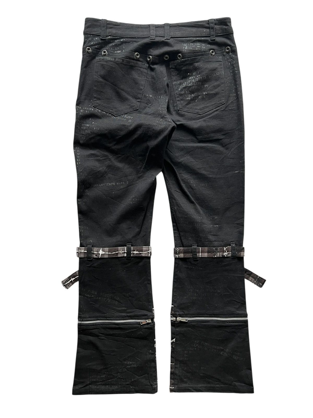 Seditionaries H. Naoto Poem Flare Bondage Pants Size US 30 / EU 46 - 2 Thumbnail