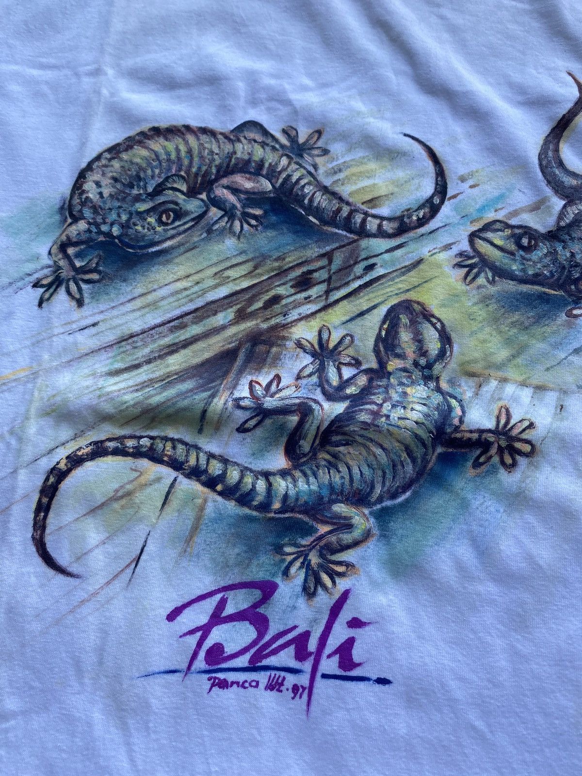 Other 🔗90s handmade bali art native wild life mens shirt xl rare Size US XL / EU 56 / 4 - 2 Thumbnail