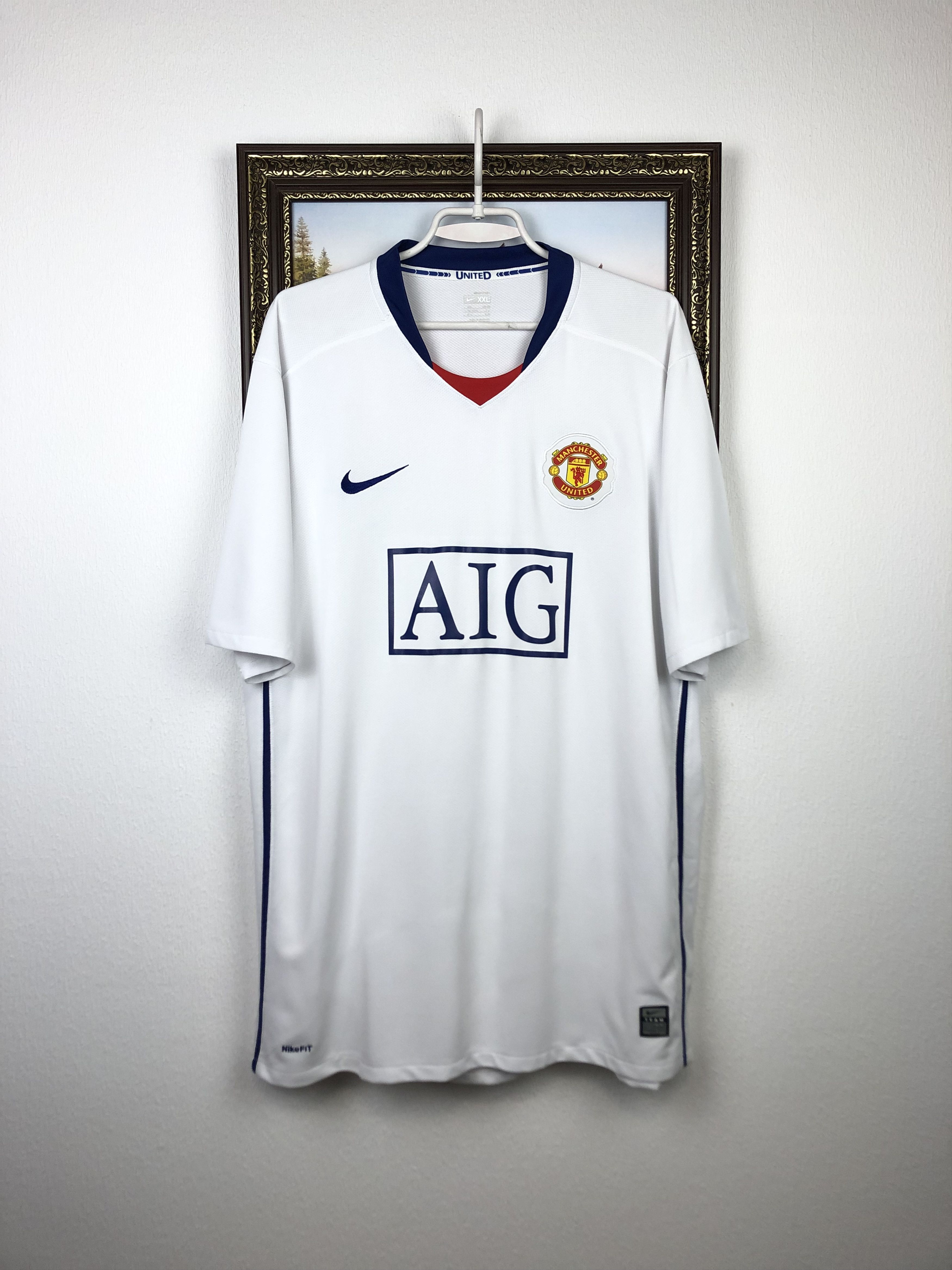 Nike Manchester United football shirt Soccer Nike Jersey Tee Hype Size US XXL / EU 58 / 5 - 1 Thumbnail