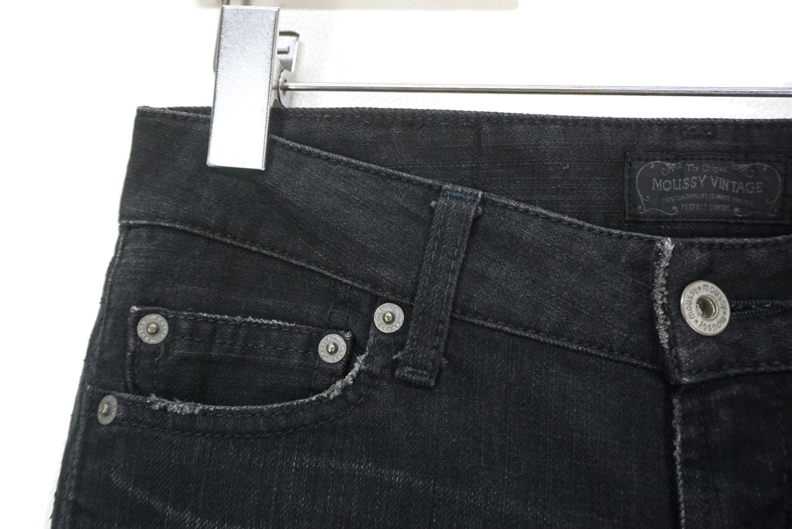 Japanese Brand Moussy Vintage Jeans fit W29xL33 Japanese Low-Rise Skinny Size 25" / US 0 / IT 36 - 4 Thumbnail
