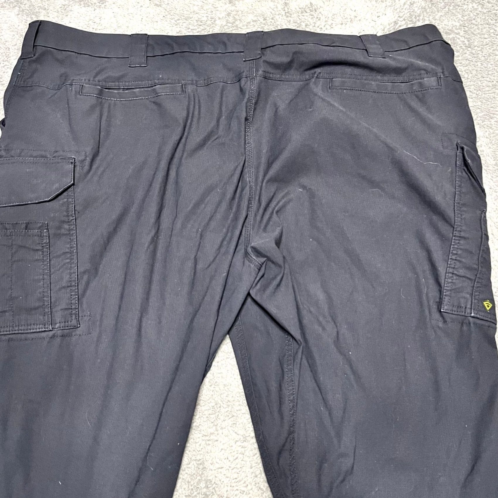 Vintage First Tactical Pants Mens 52 (52x32.5) Navy Blue Cargo Straight Fit Ripstop Size US 36 / EU 52 - 3 Thumbnail