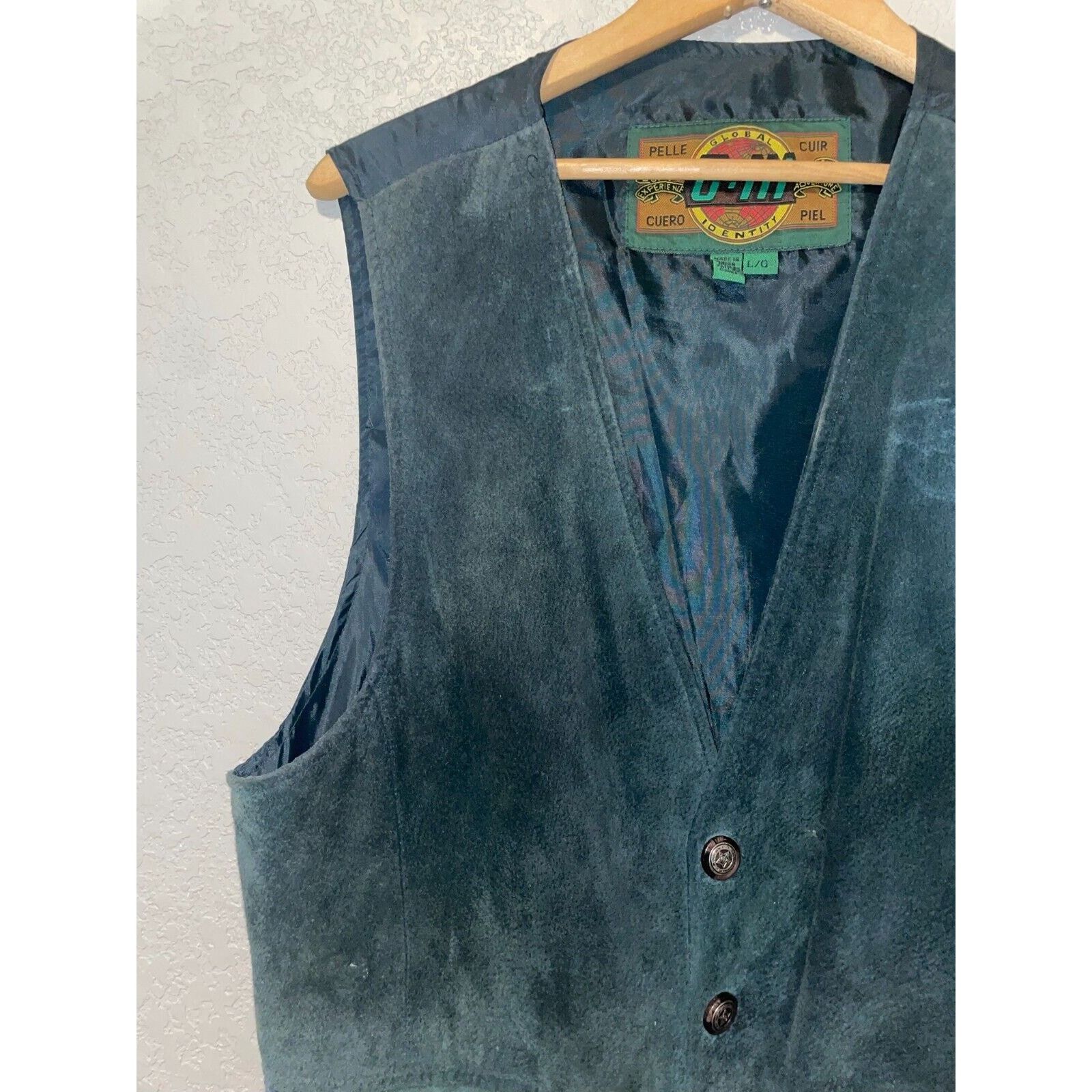 G-III Vintage Global Identity Vest Cuero Piel Leather G-3 G-III L Size US L / EU 52-54 / 3 - 3 Thumbnail