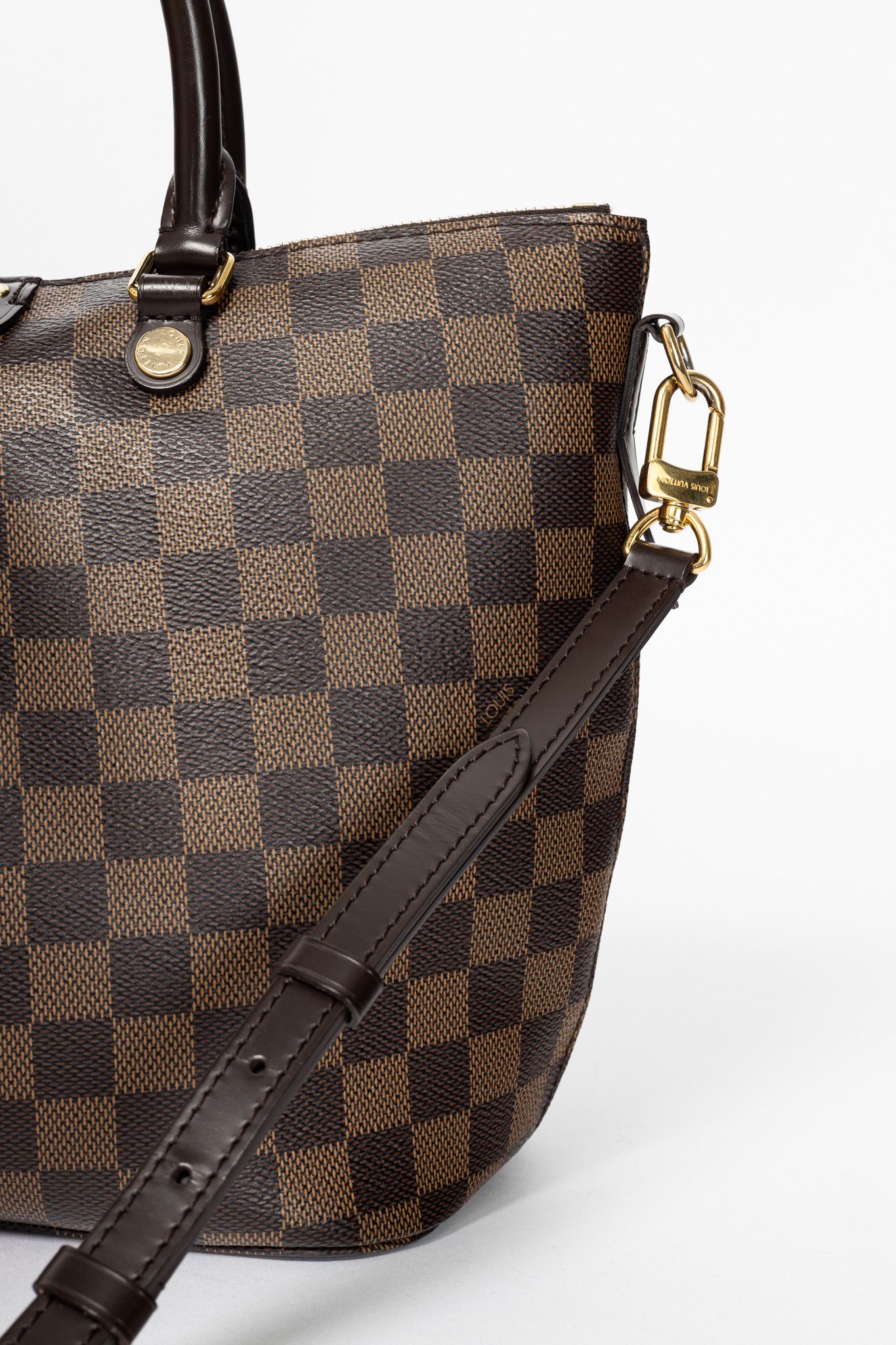 Louis Vuitton Louis Vuitton Siena MM Damier Ebene Canvas Tote Size ONE SIZE - 7 Thumbnail