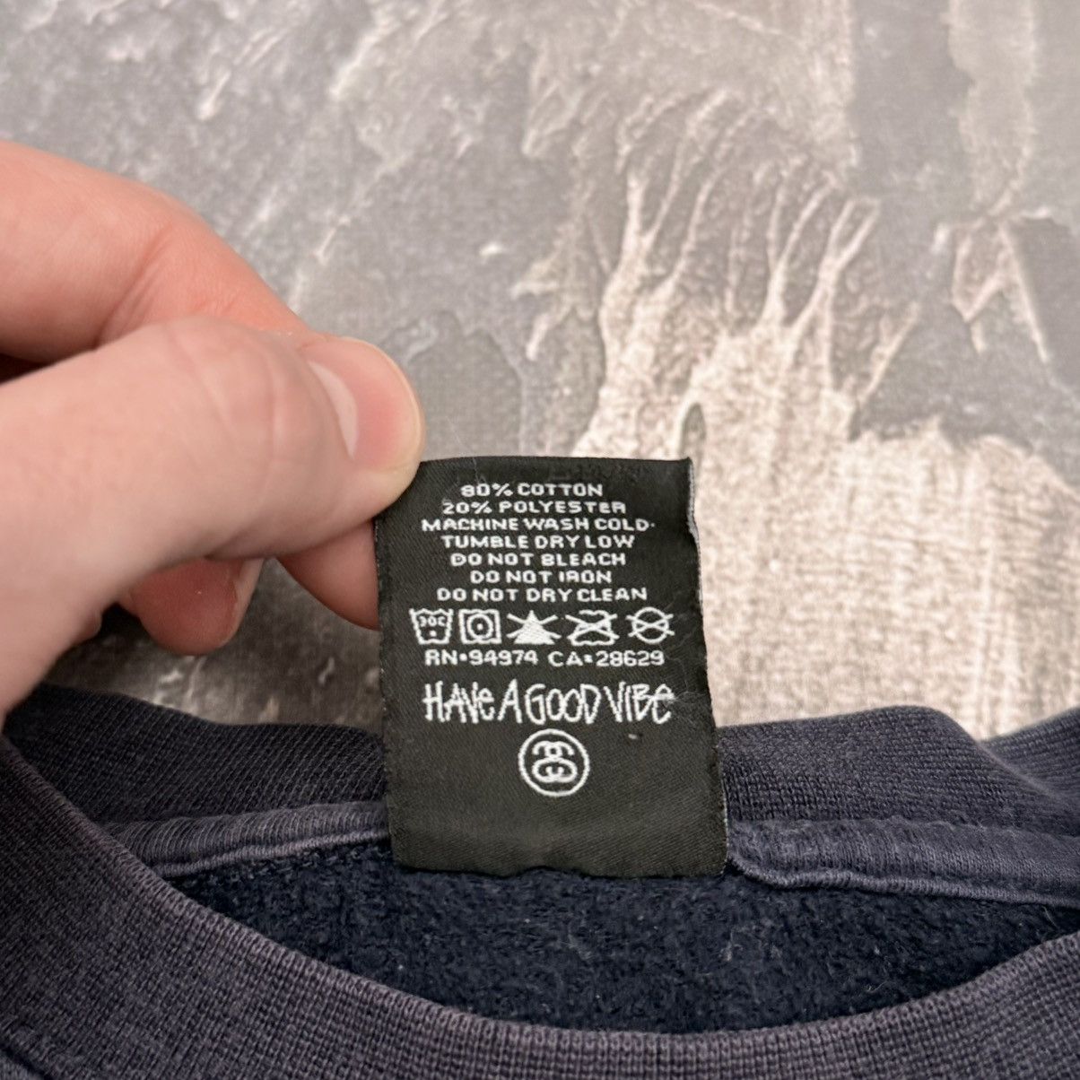 Stussy 2000s Stussy Vintage Boxy Spell Out Logo Crewneck Sweatshirt Size US L / EU 52-54 / 3 - 9 Thumbnail