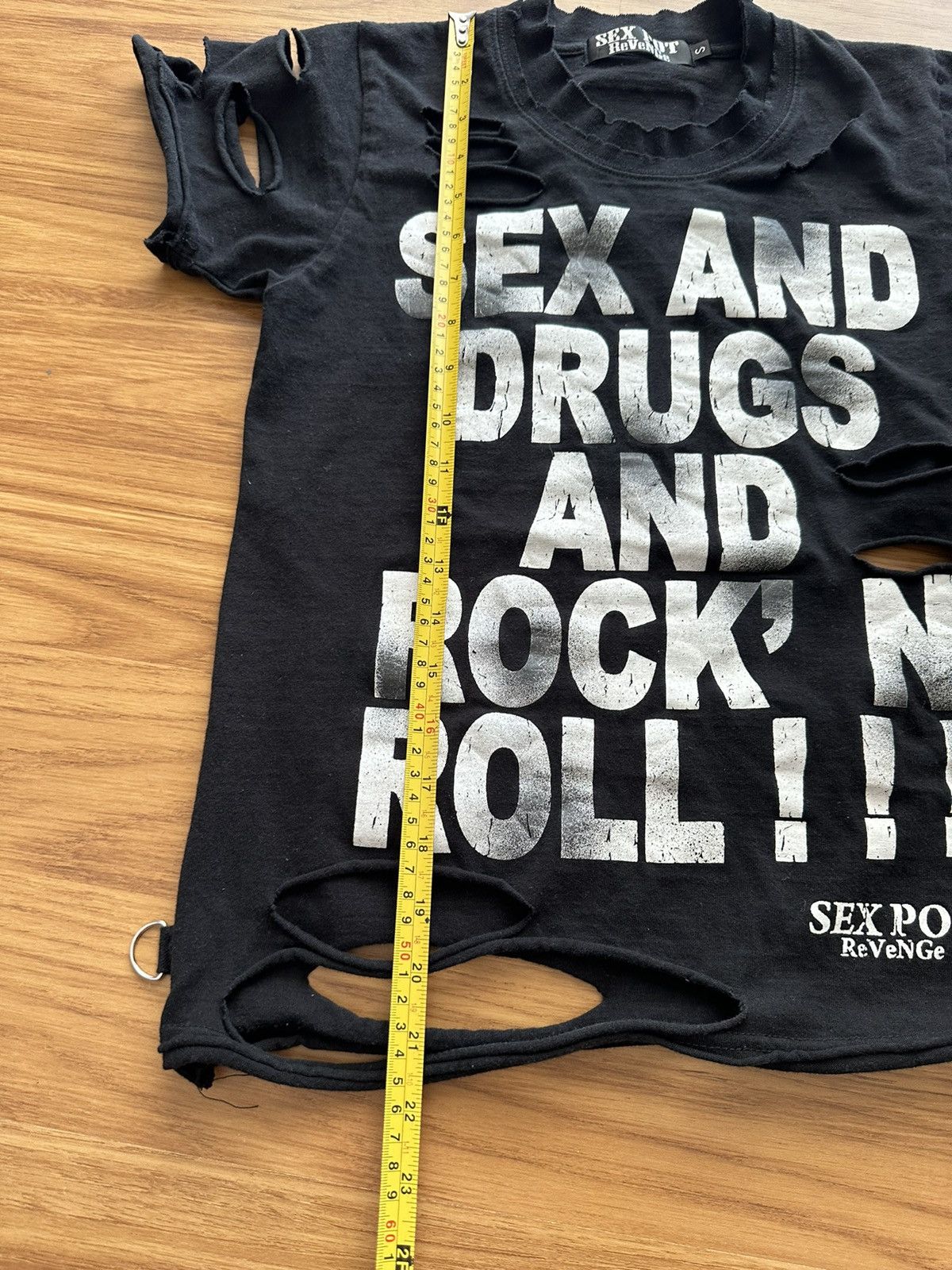Sex Pot ReVeNGe Sex Pot Revenge “Sex Drug & Rock Roll” Distressed Punk Shirt Size US S / EU 44-46 / 1 - 10 Thumbnail
