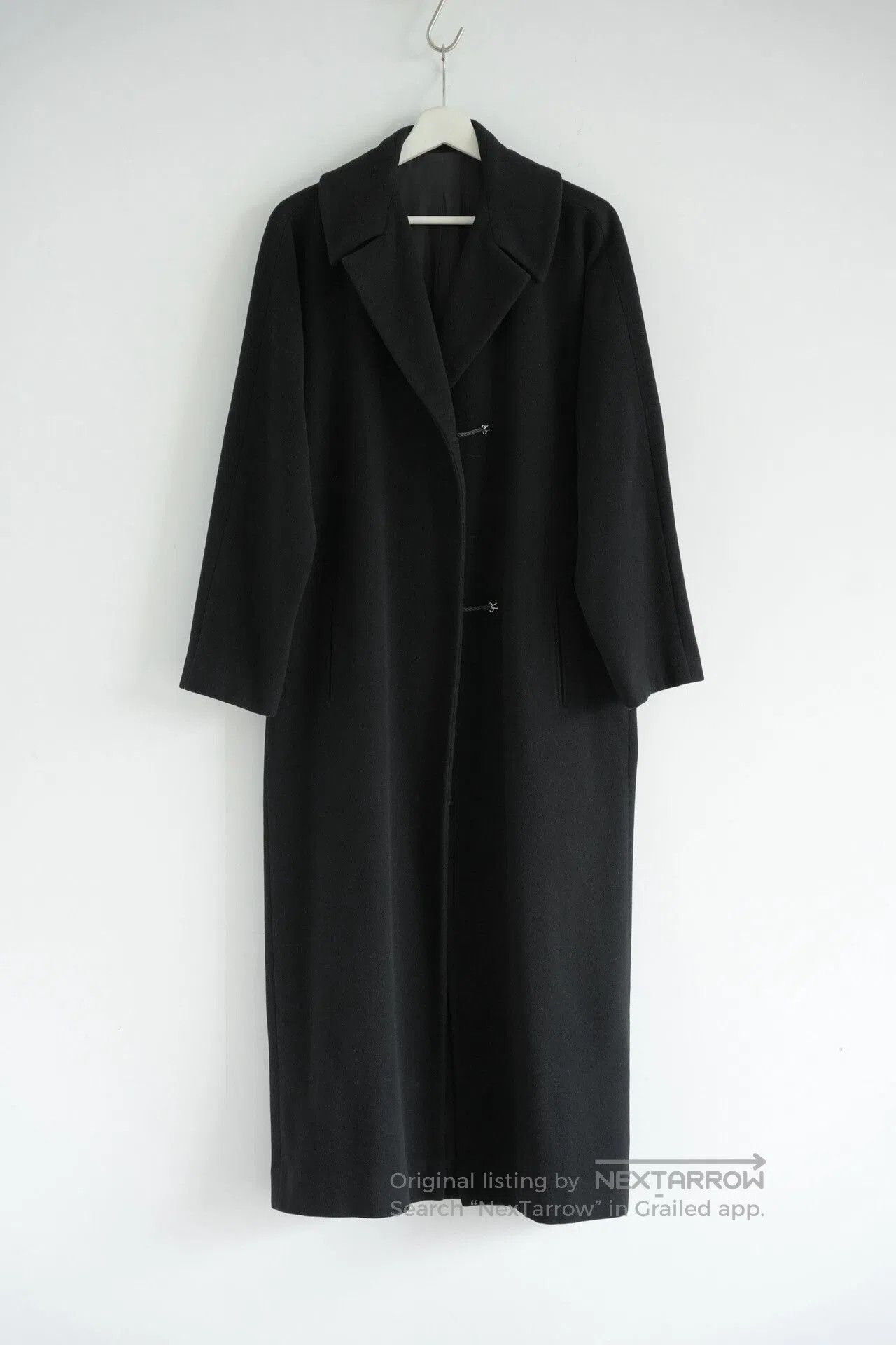 Yohji Yamamoto Yohji Yamamoto Long Black Coat. Size S / US 4 / IT 40 - 1 Thumbnail