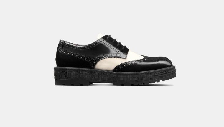 o1w1db11124 Teddy-D Derby Shoes in Black & White