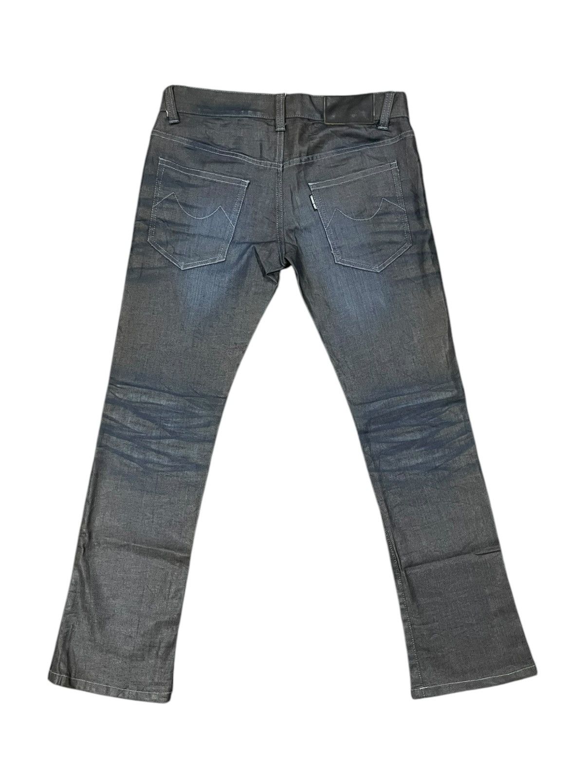 Japanese Brand Tornado Mart Stonewash Rigid Lowrise Jeans W32" x L37" Size US 32 / EU 48 - 8 Thumbnail