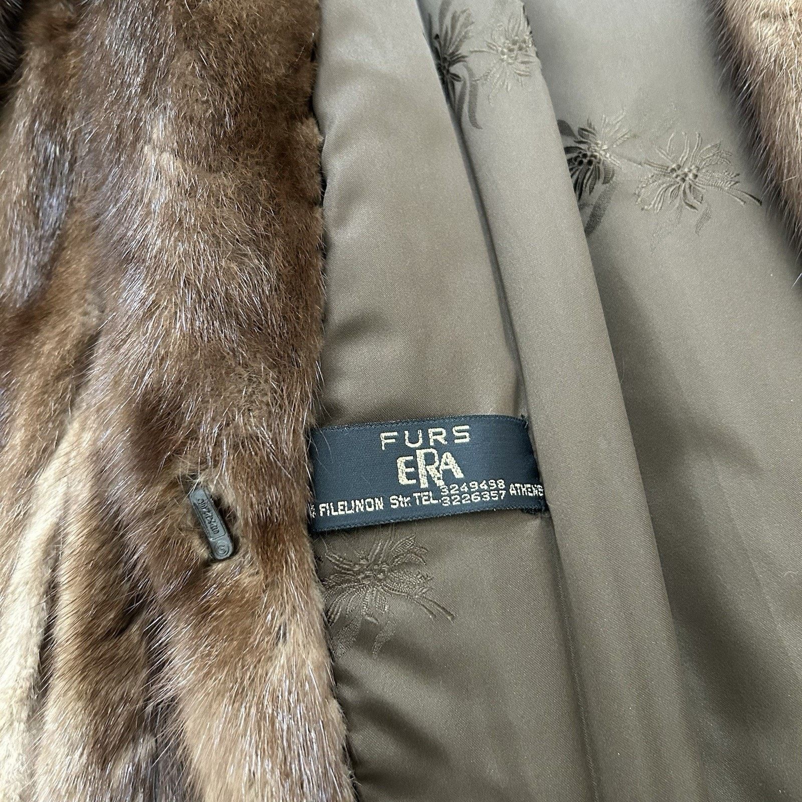 Vintage 70s Mink Fur Full Long Greek Made Trench Coat Jacket M-L Size M / US 6-8 / IT 42-44 - 4 Thumbnail