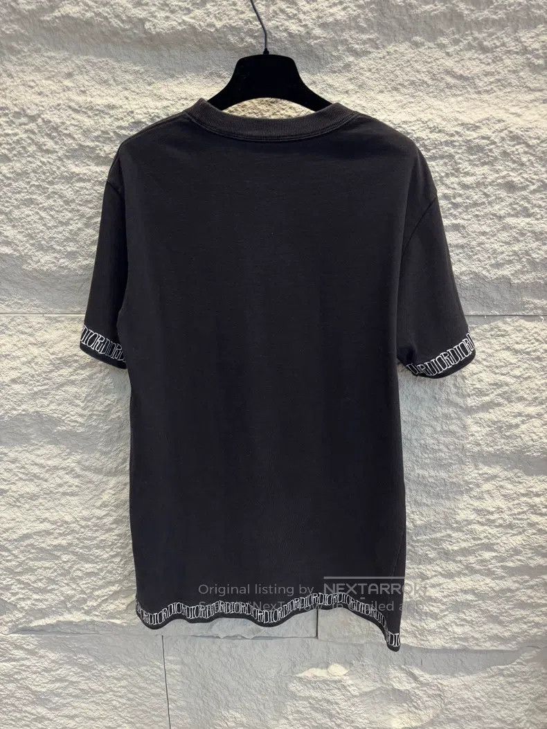 Dior Dior Black logo letter embroidery short-sleeved T-shirt Size US S / EU 44-46 / 1 - 4 Thumbnail