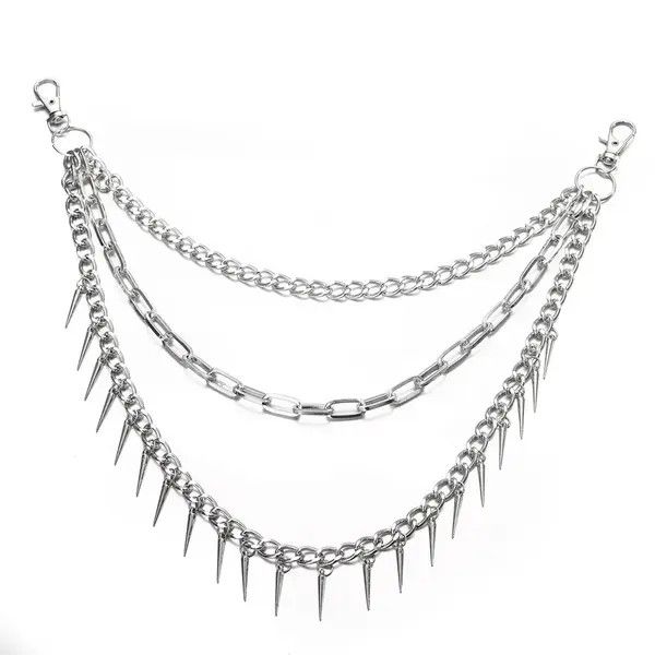 Other Unisex Layered Pants Chain Punk Accessories Size ONE SIZE - 2 Thumbnail