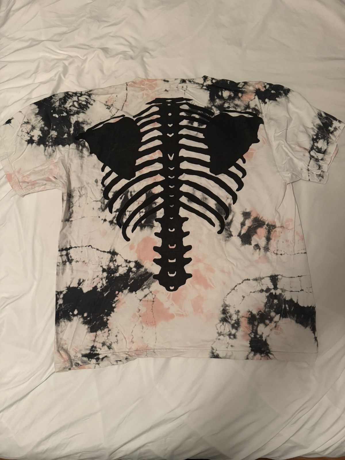 Kapital KAPITAL Jersey Bone Big T Ashbury Dyed Black Pink One Size Size US XL / EU 56 / 4 - 1 Thumbnail