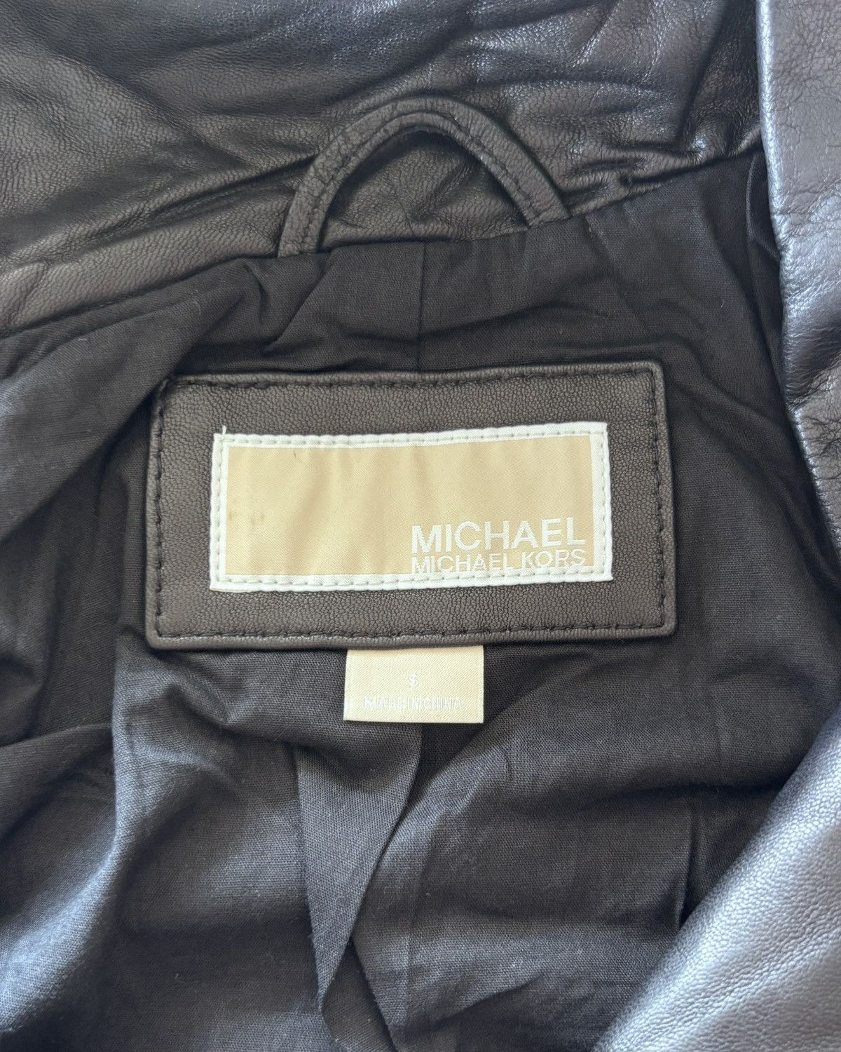 Ekam 2000s Michael Kors Vkei Opium Leather Jacket Size US M / EU 48-50 / 2 - 6 Thumbnail